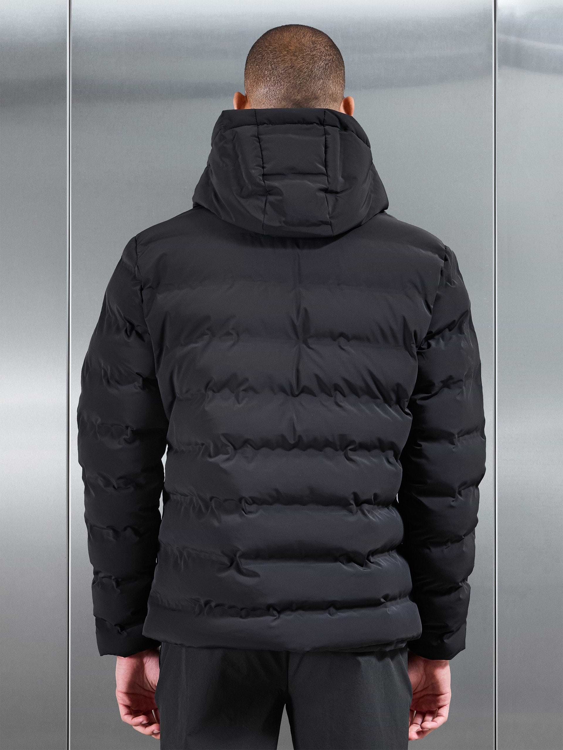Active Puffer Jacket in Black