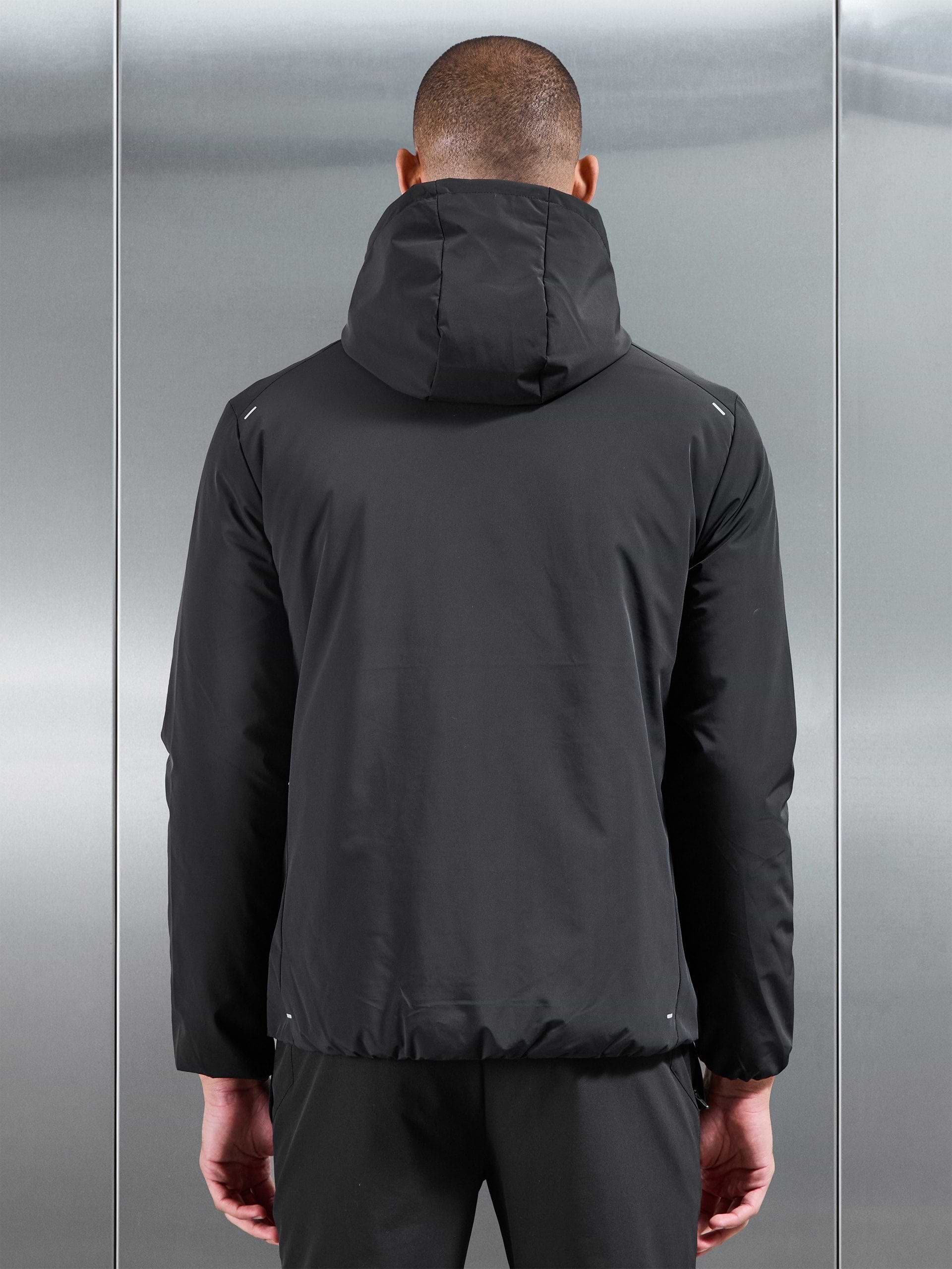 Active Quilted Windbreaker in Black