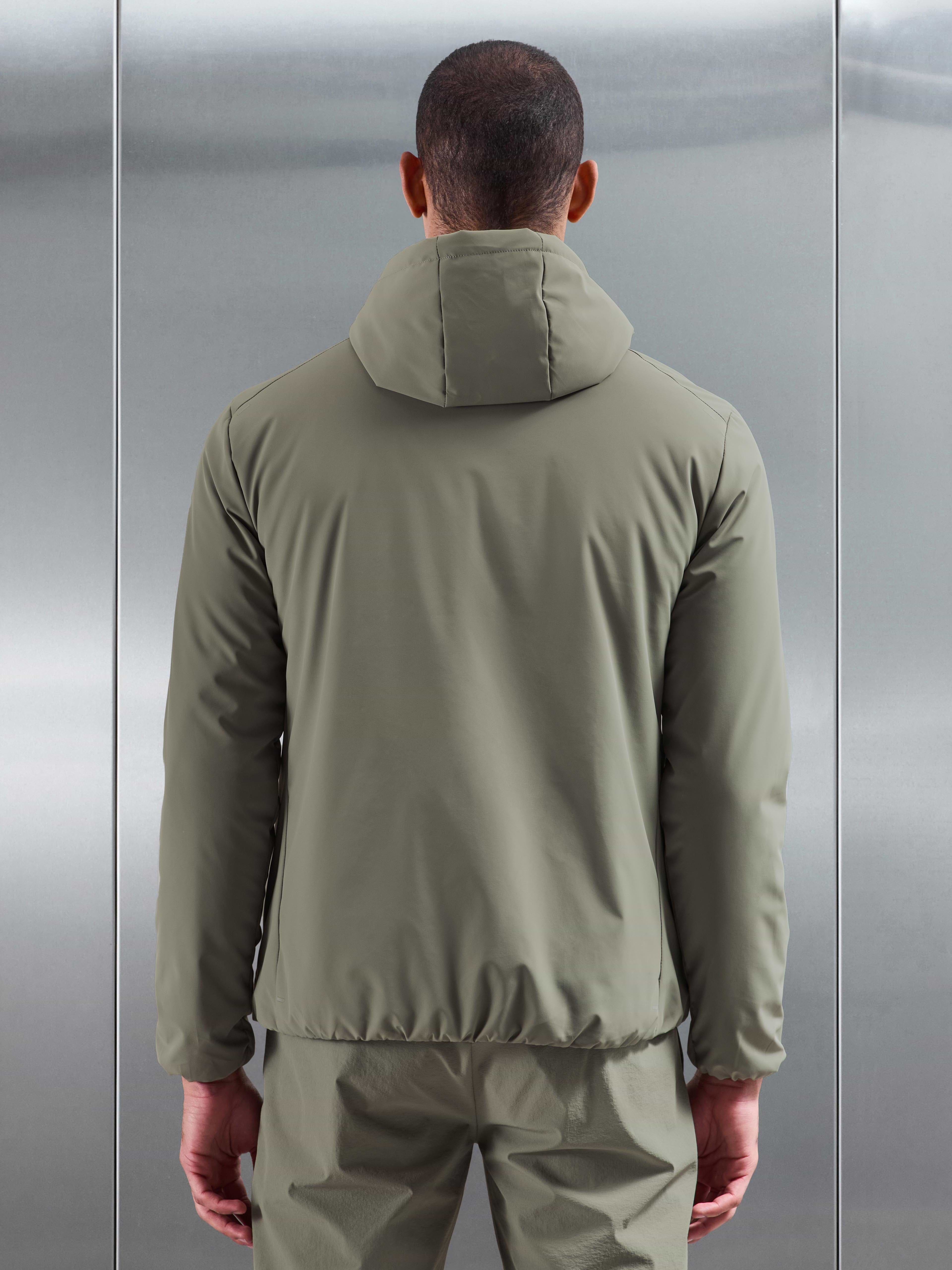 Active Quilted Windbreaker in Sage
