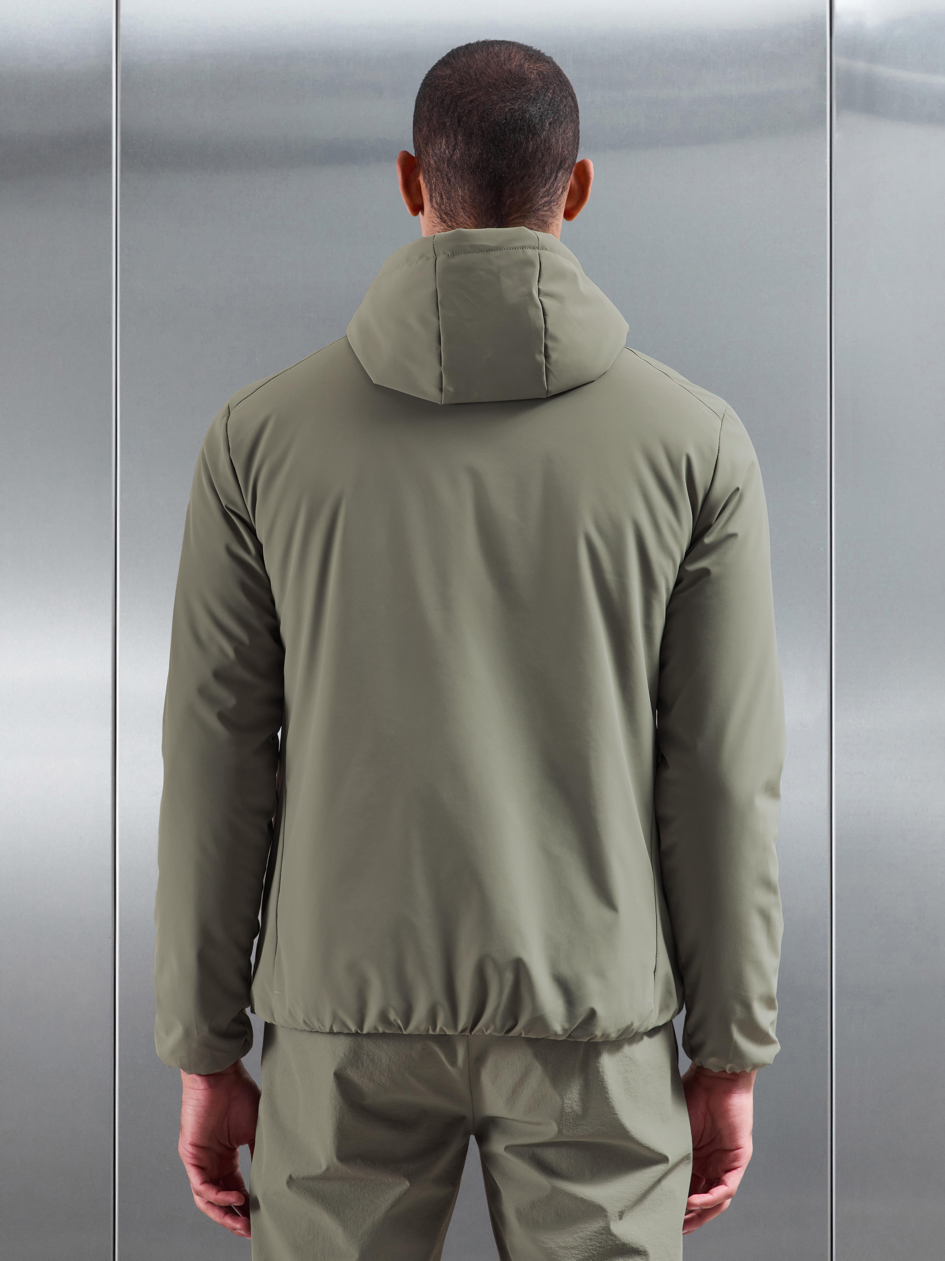 Active Quilted Windbreaker in Sage