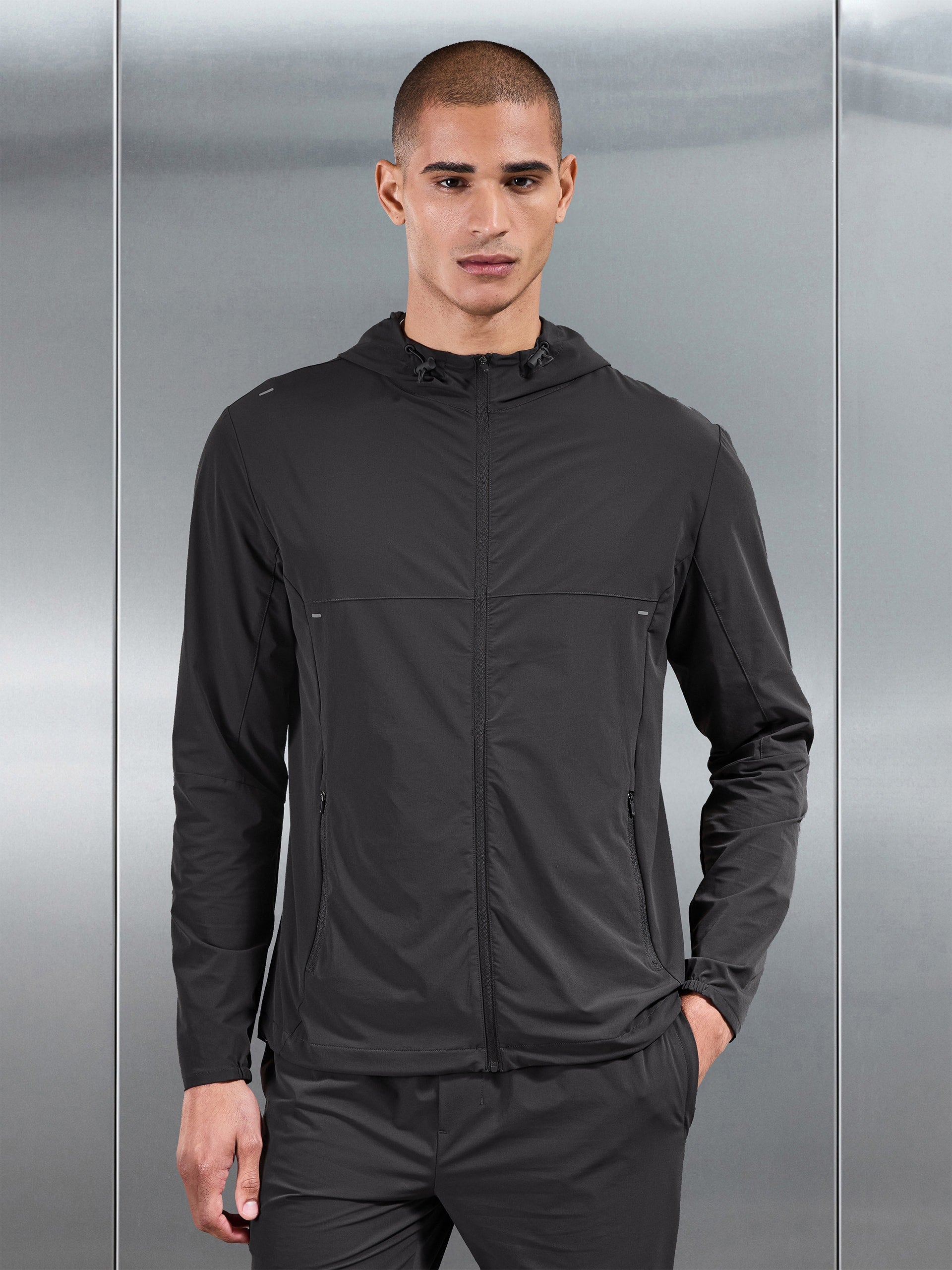 Active Windbreaker in Grey