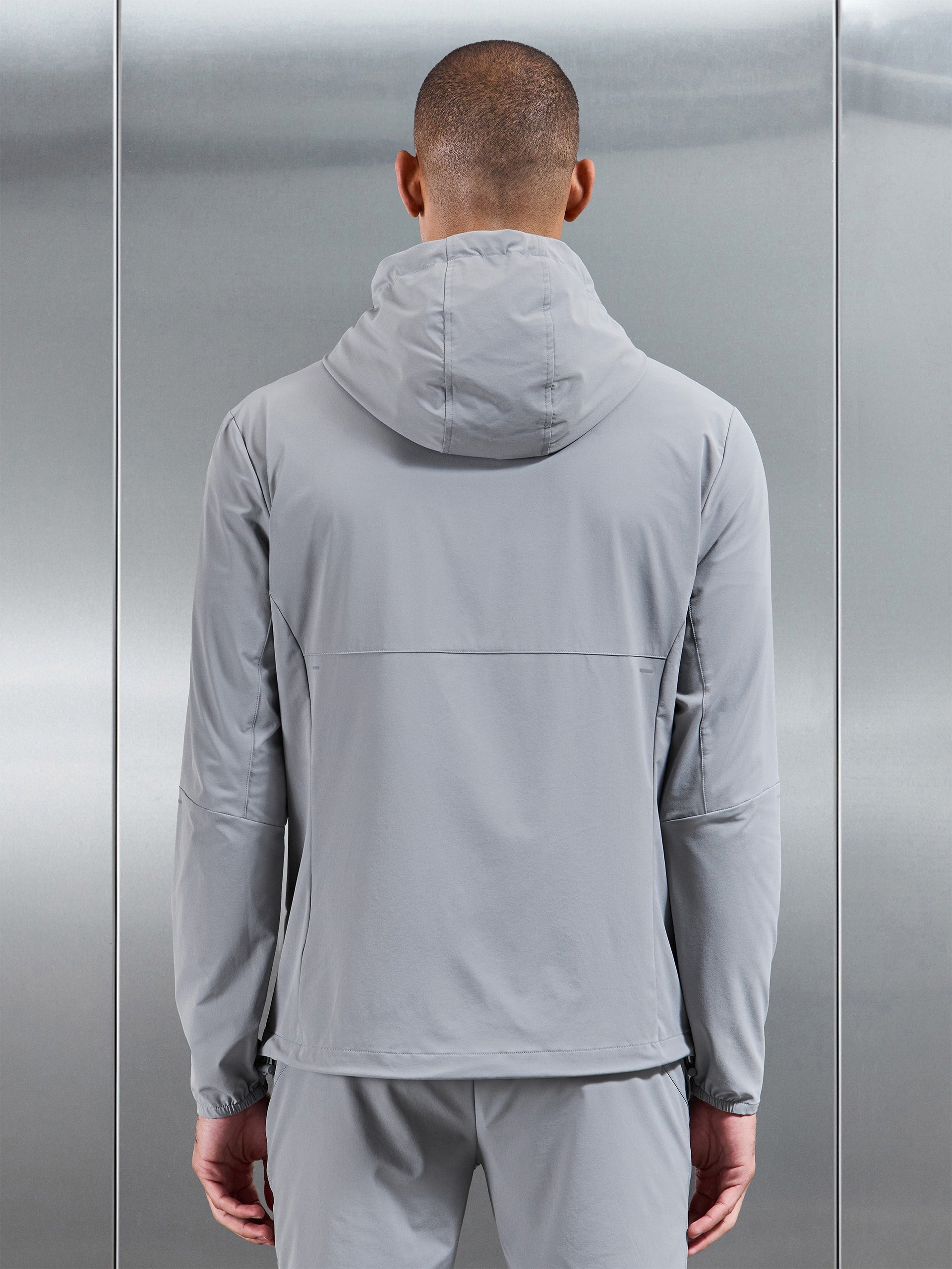 Active Windbreaker in Mid Grey