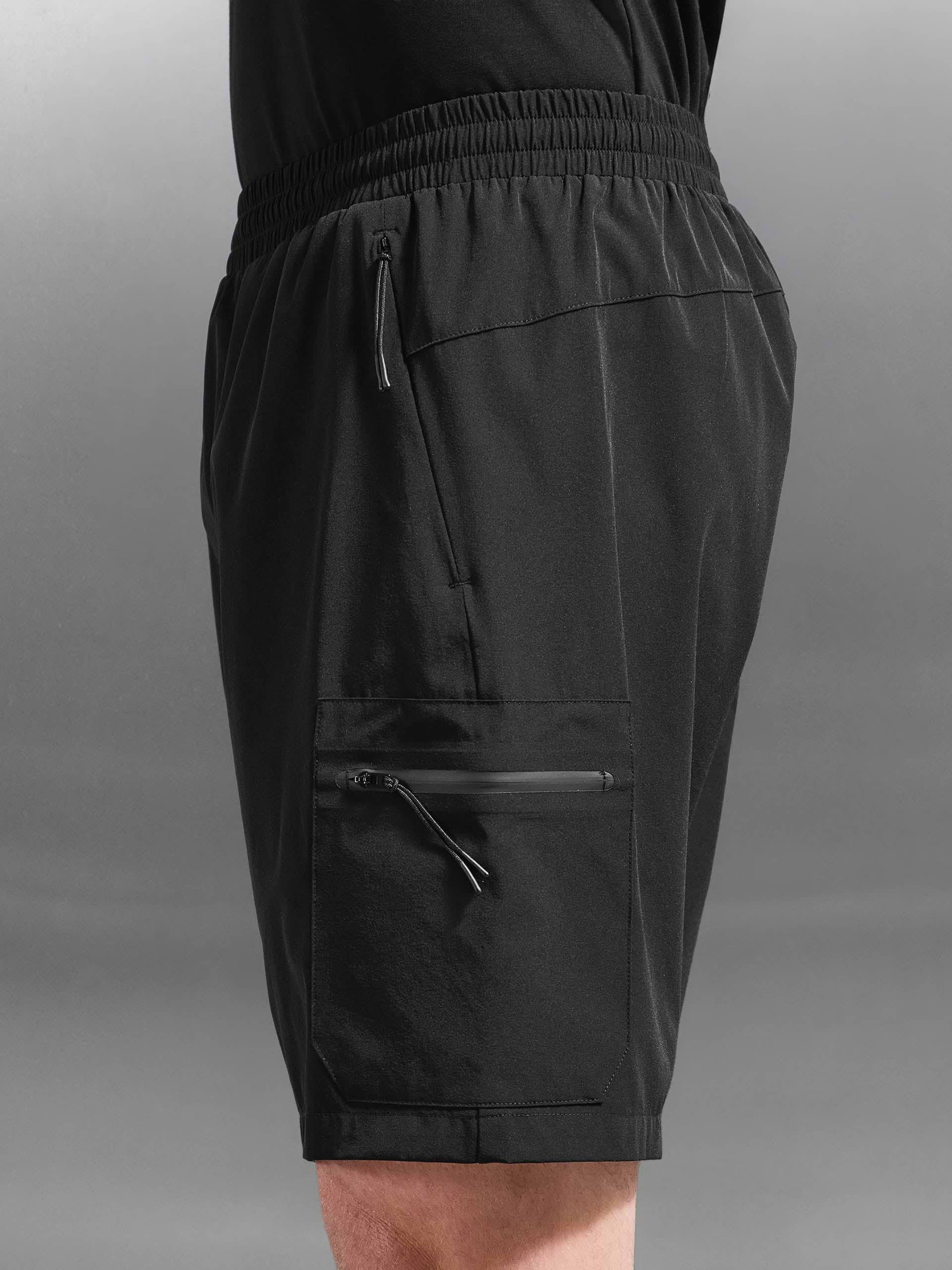 Active Cargo Short in Black