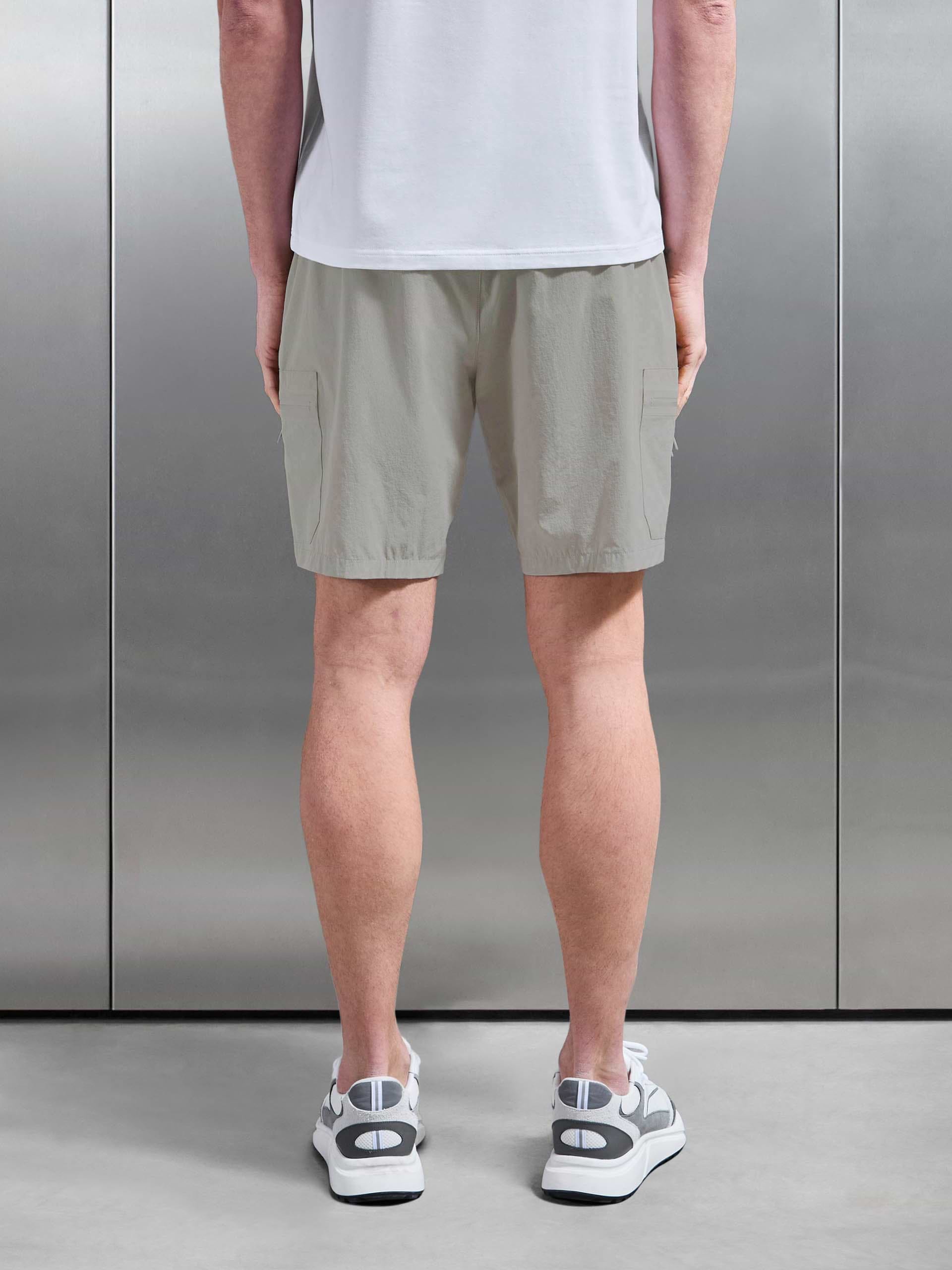 Active Cargo Short in Stone