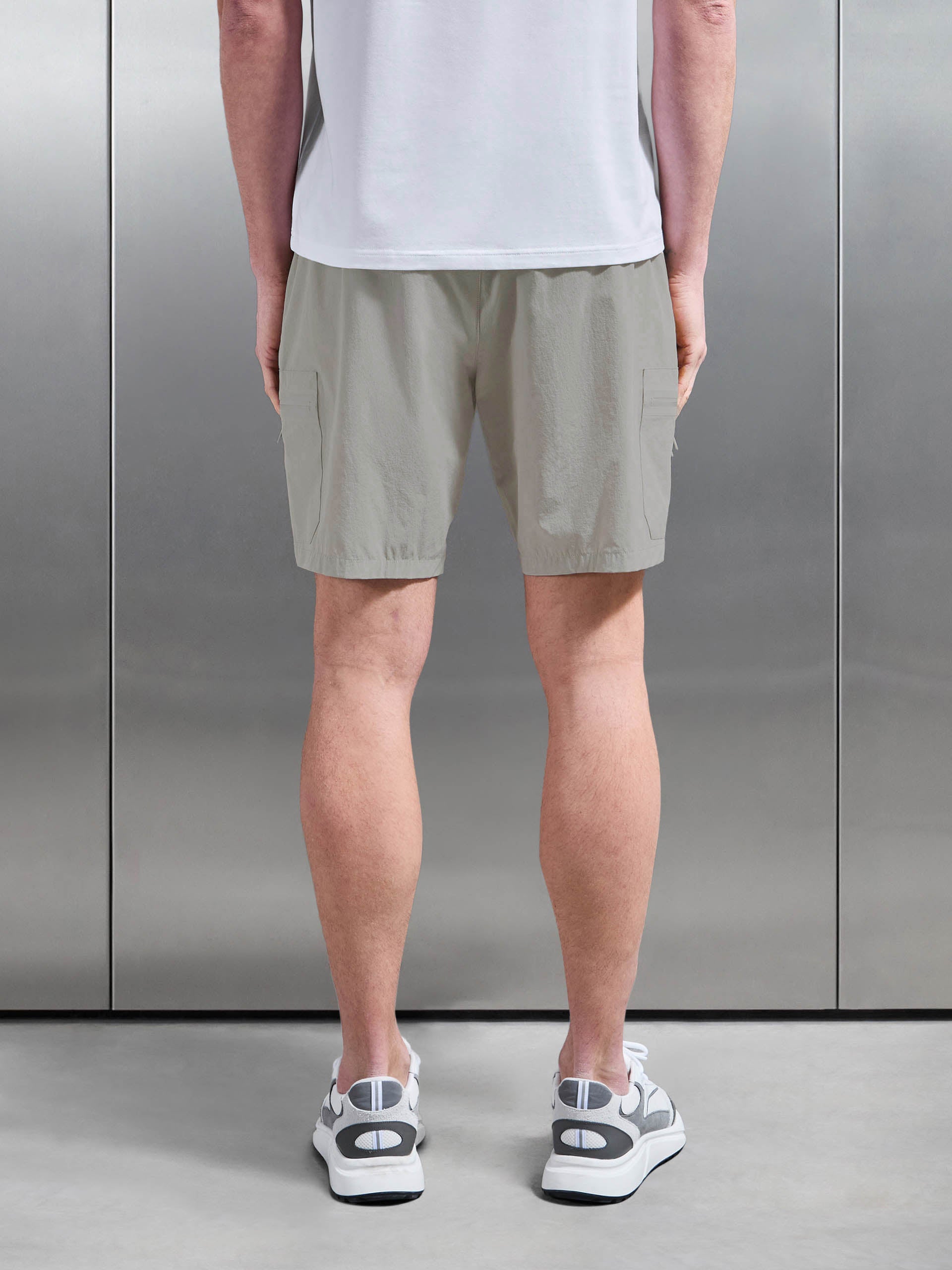 Active Cargo Short in Stone