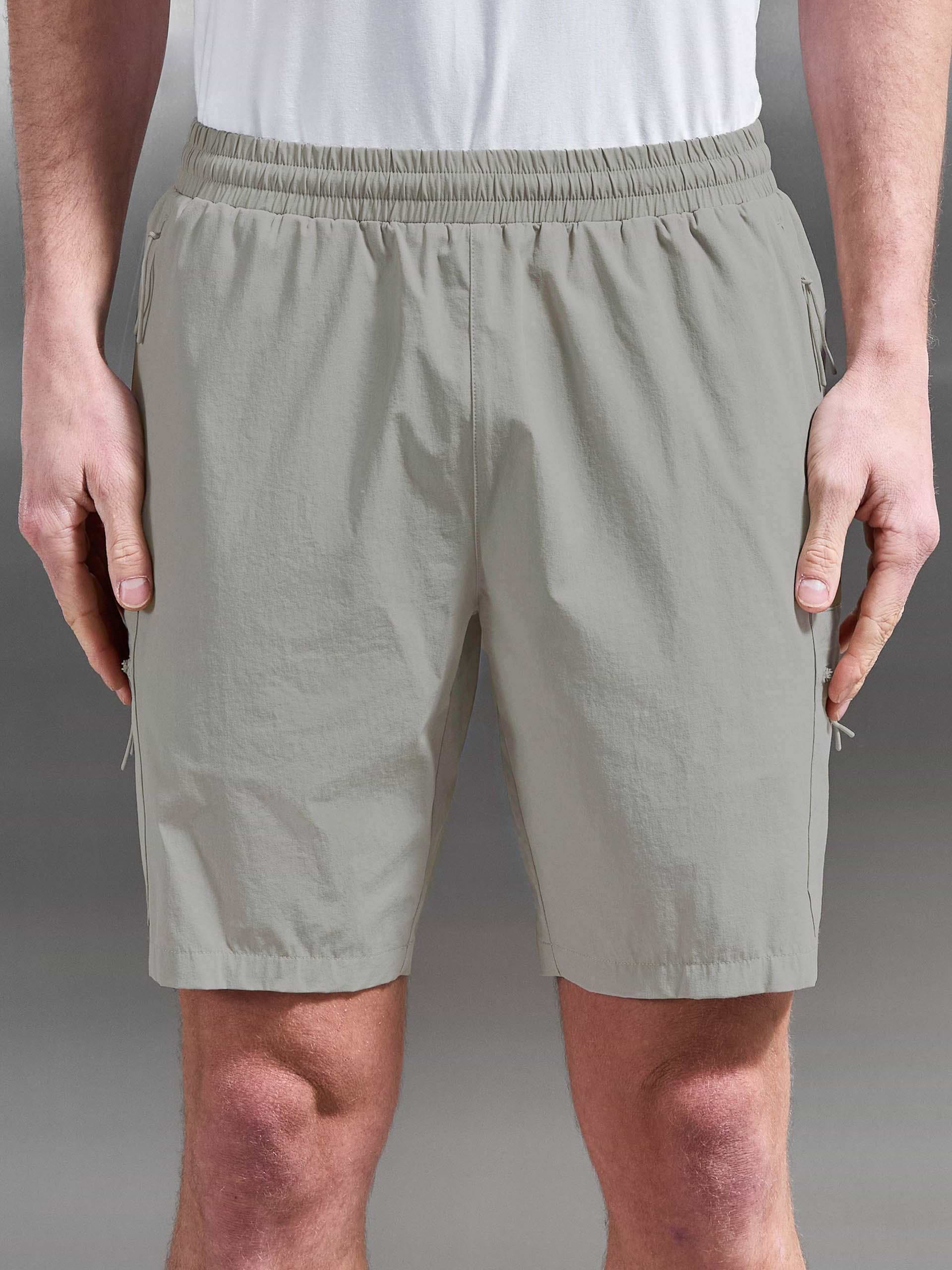 Active Cargo Short in Stone