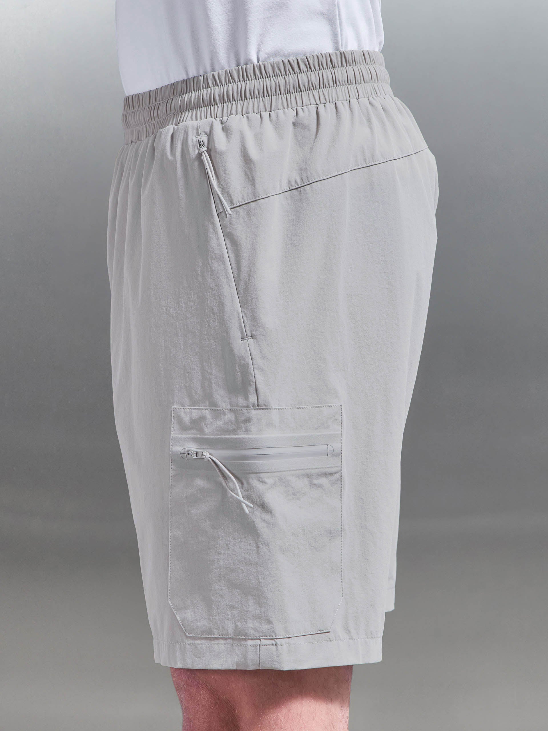 Active Cargo Short in Stone