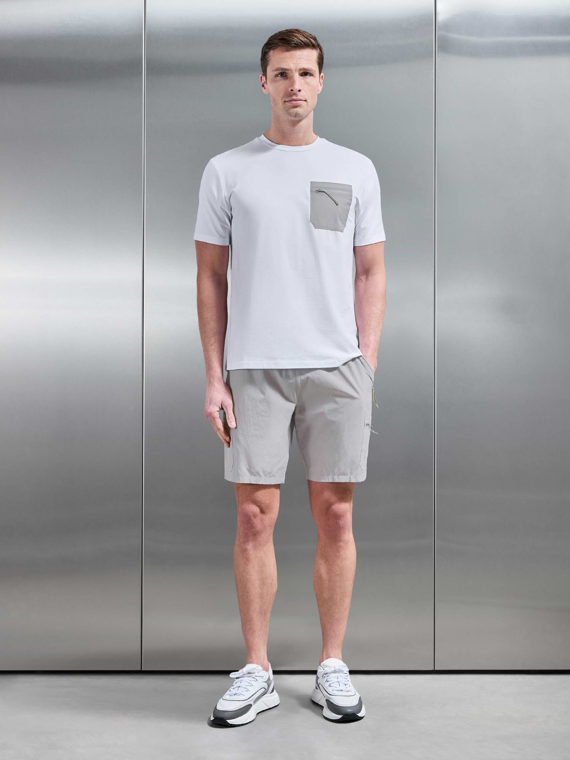 Active Cargo Short in Stone