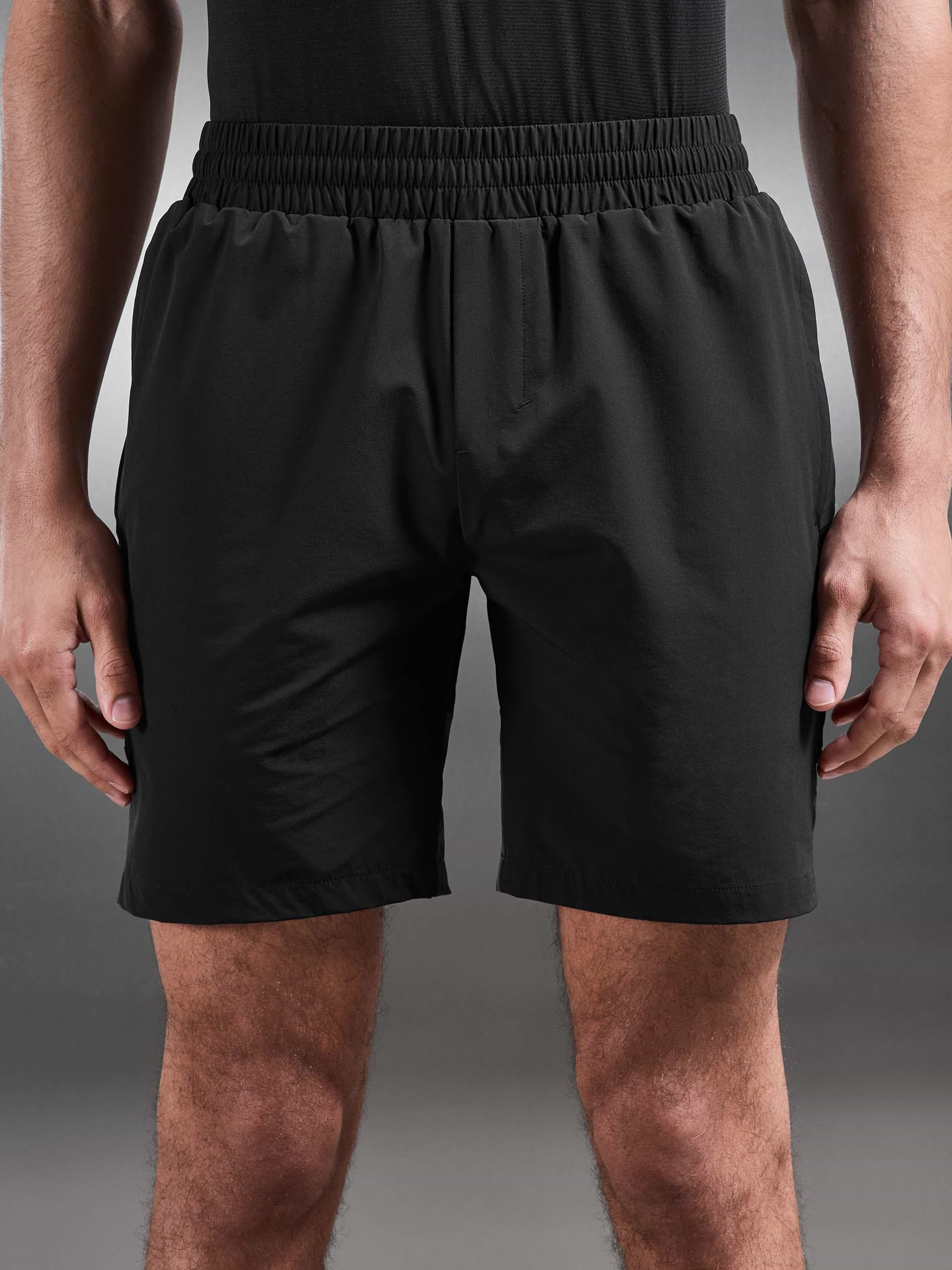 Active Colour Block Short in Black Grey
