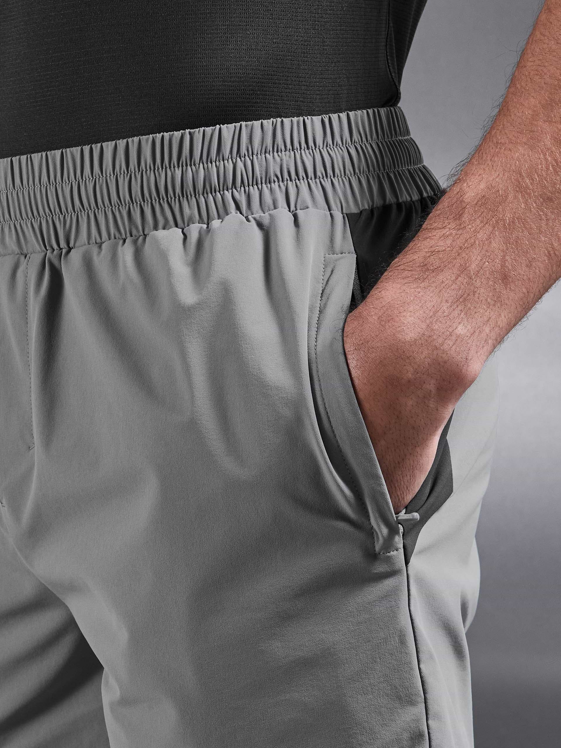 Active Colour Block Short in Mid Grey Grey