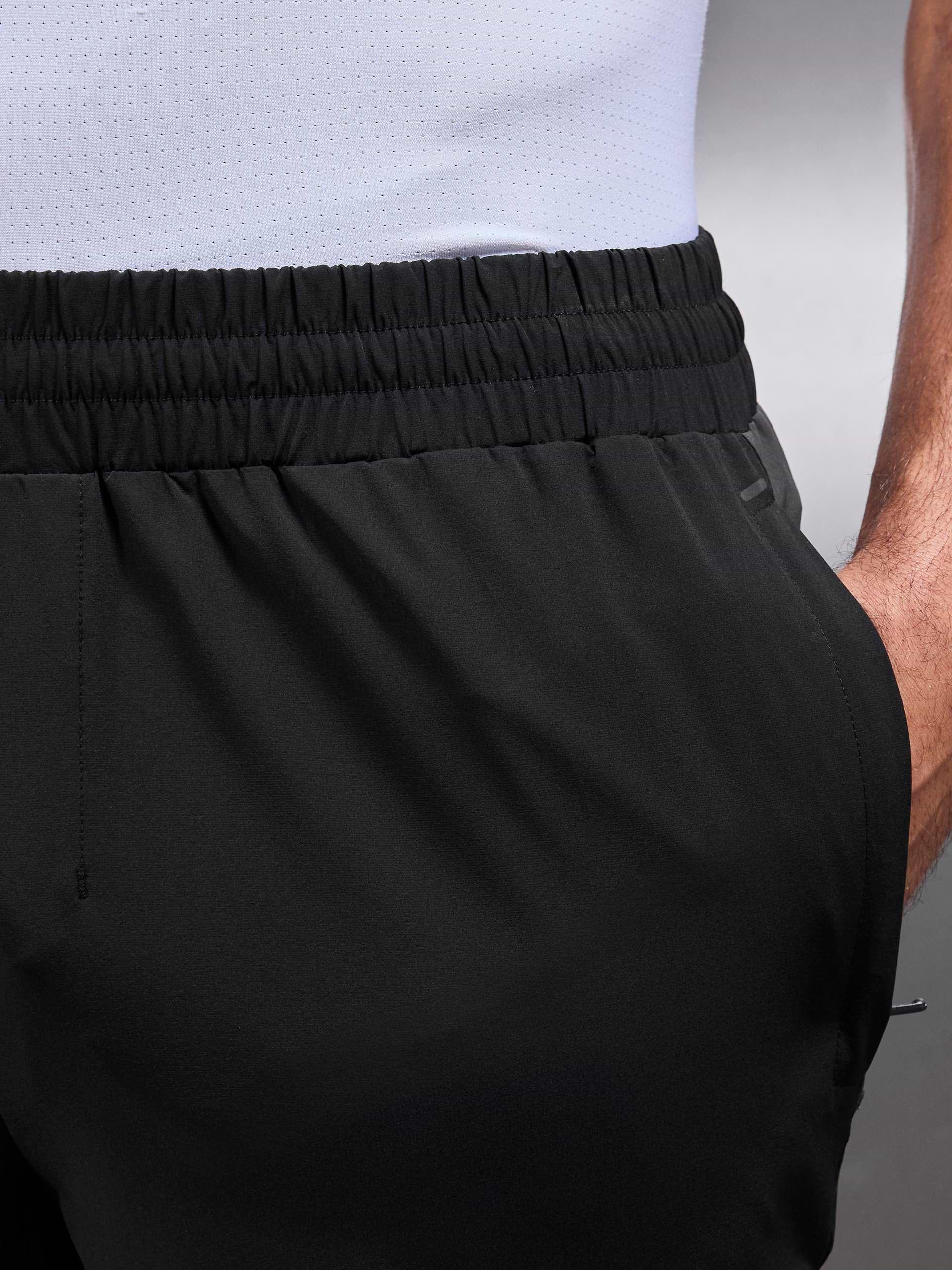Active Colour Block Trackpant in Black