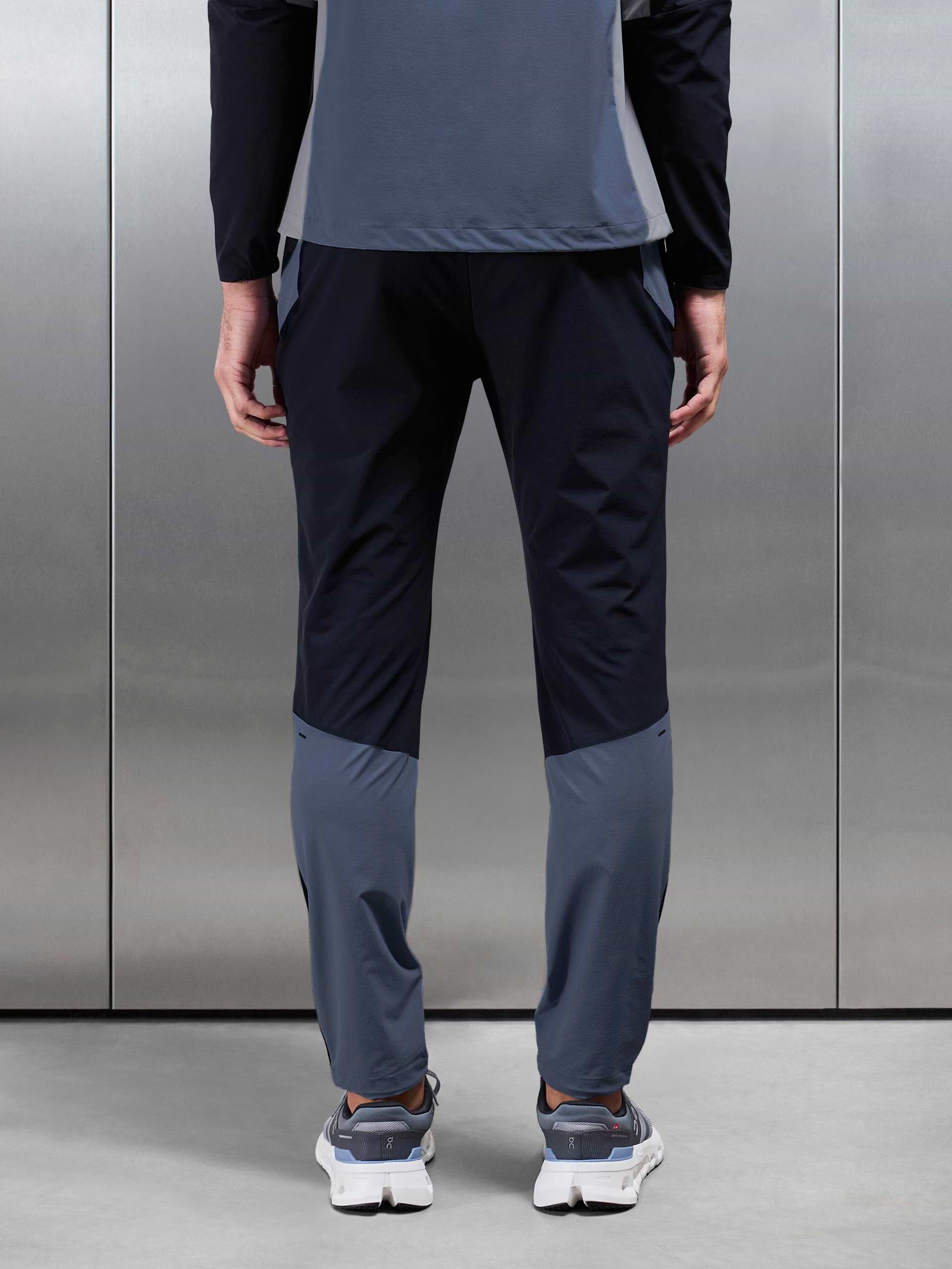 Active Colour Block Trackpant in Navy