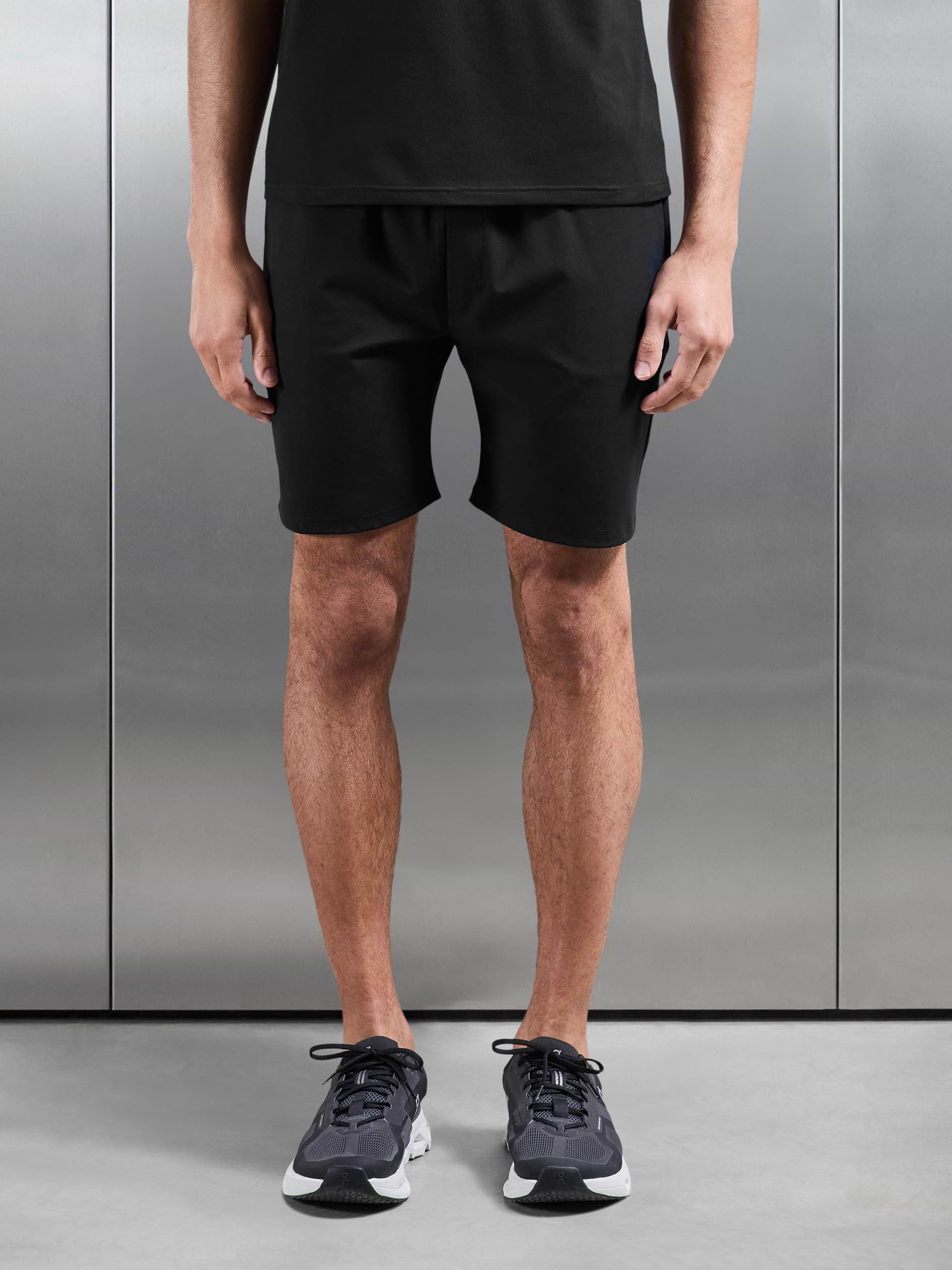 Active Jersey Short in Black