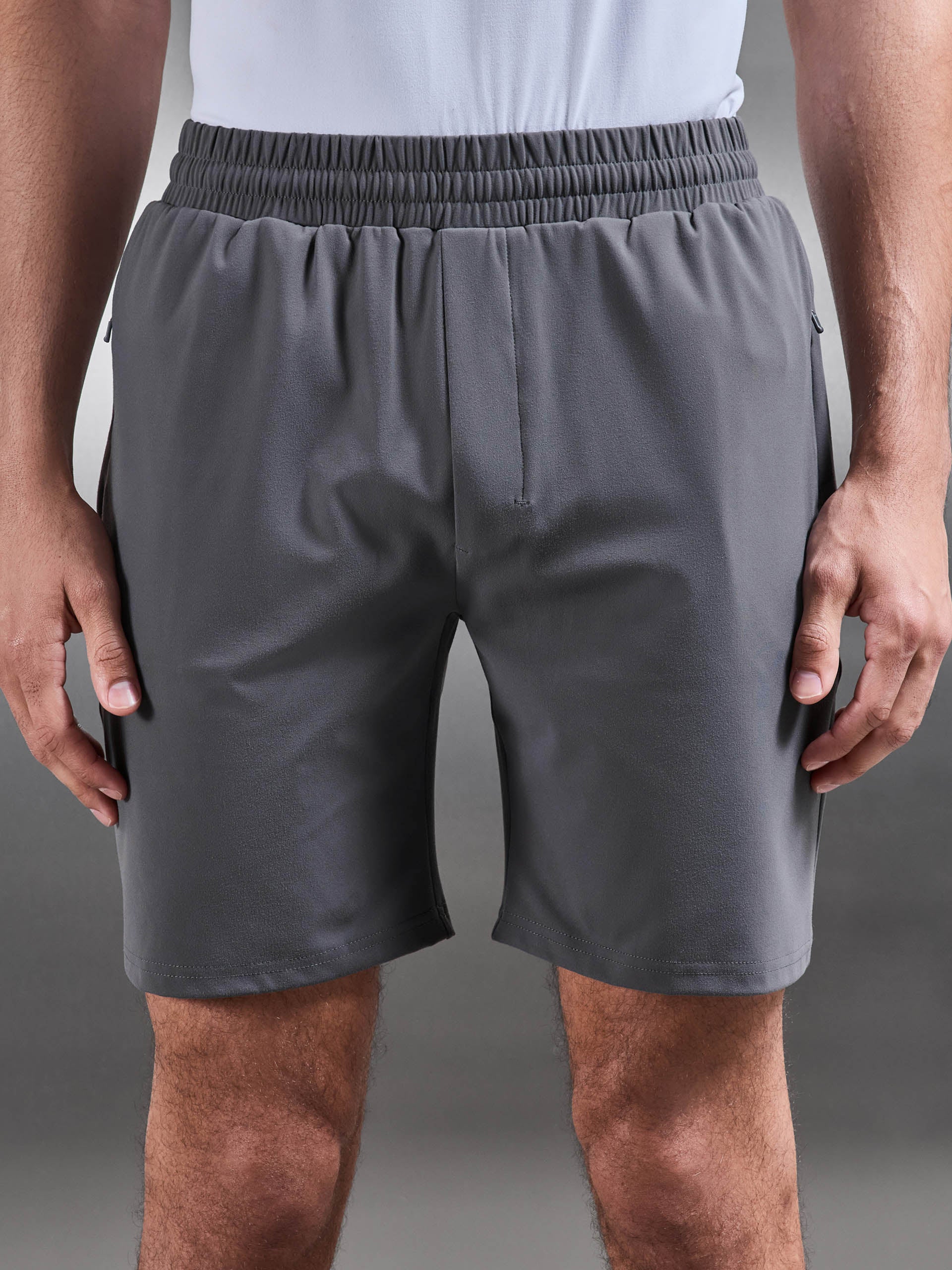 Active Jersey Short in Grey