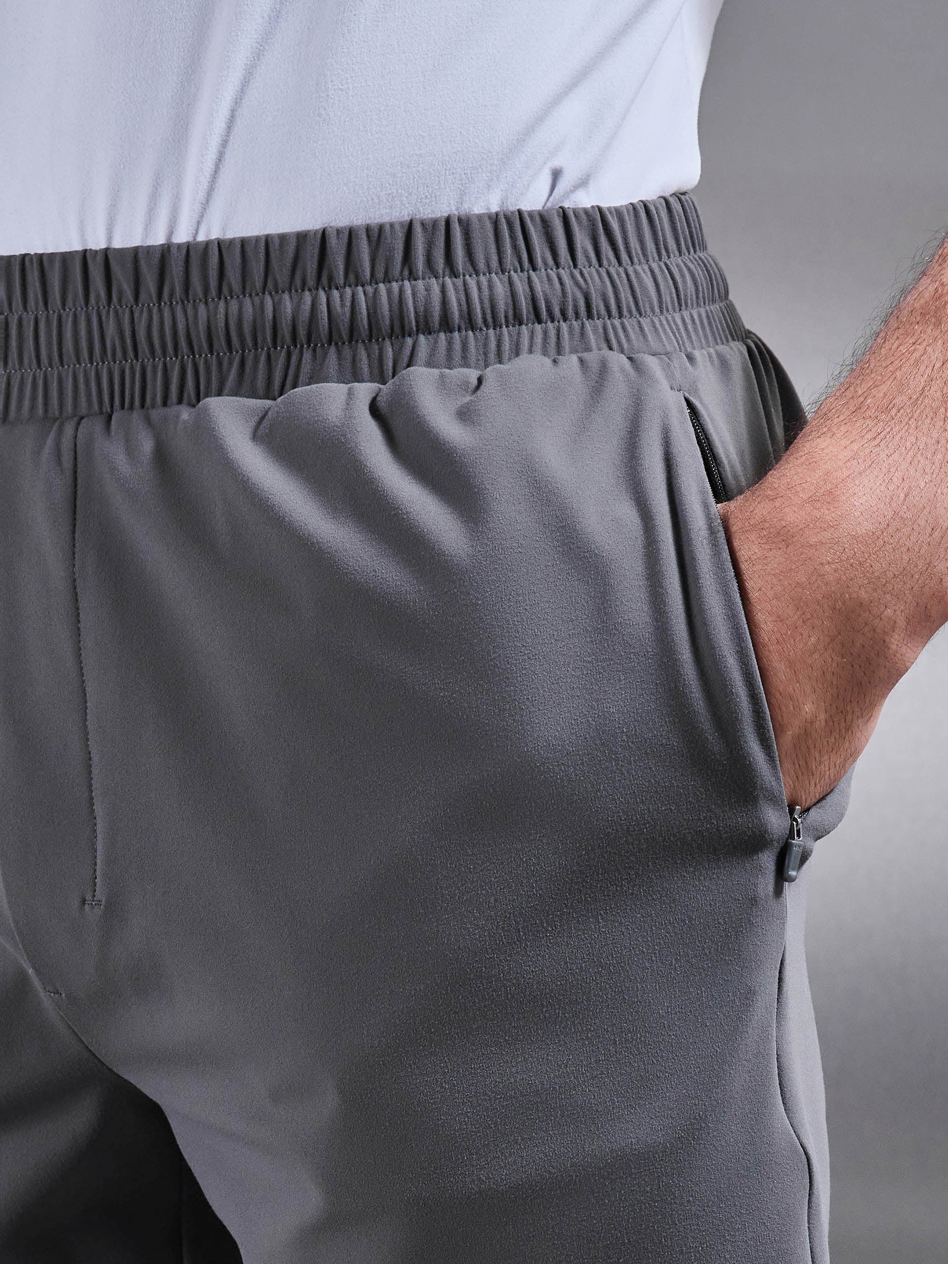 Active Jersey Short in Grey