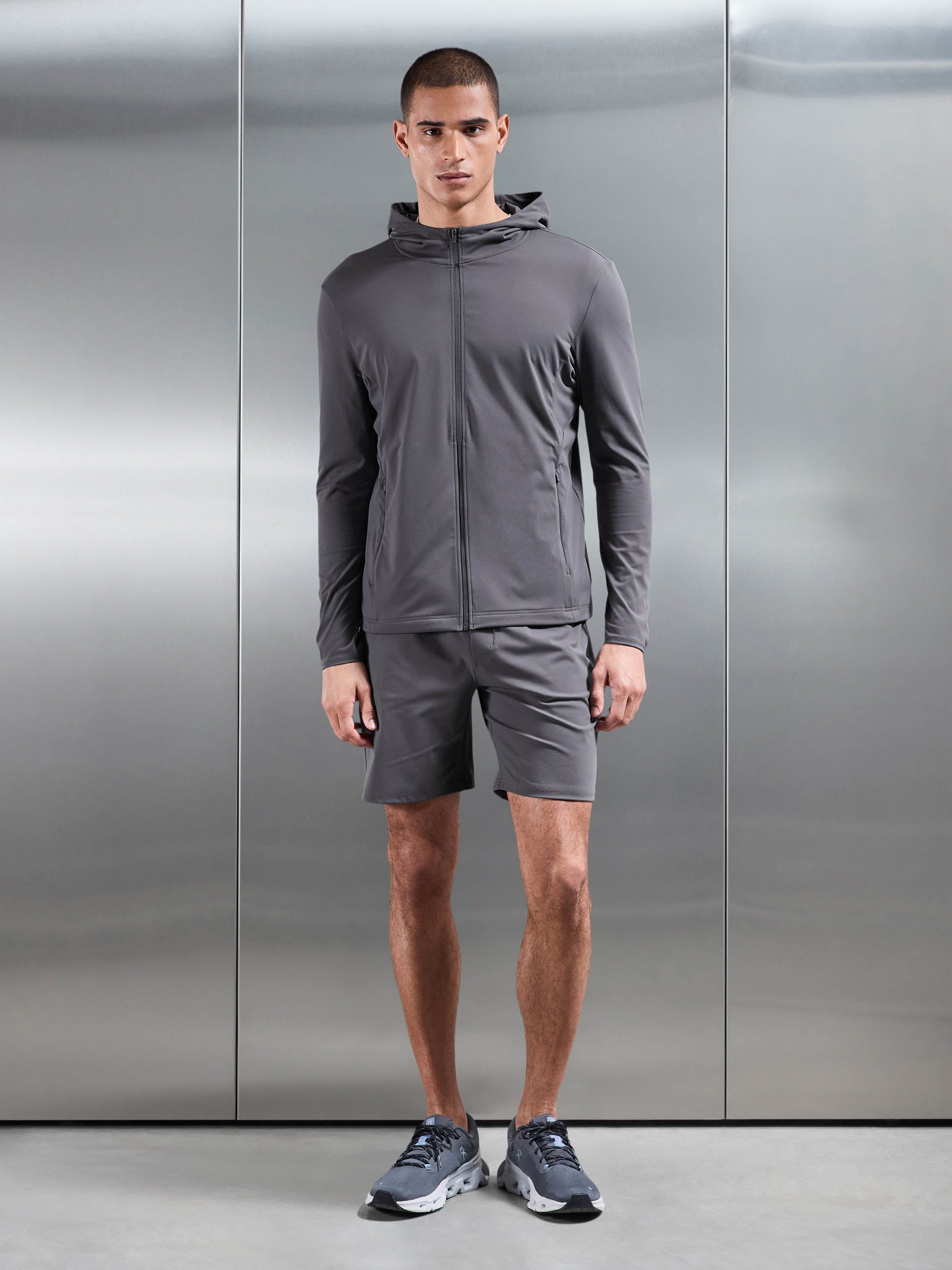 Active Jersey Short in Grey