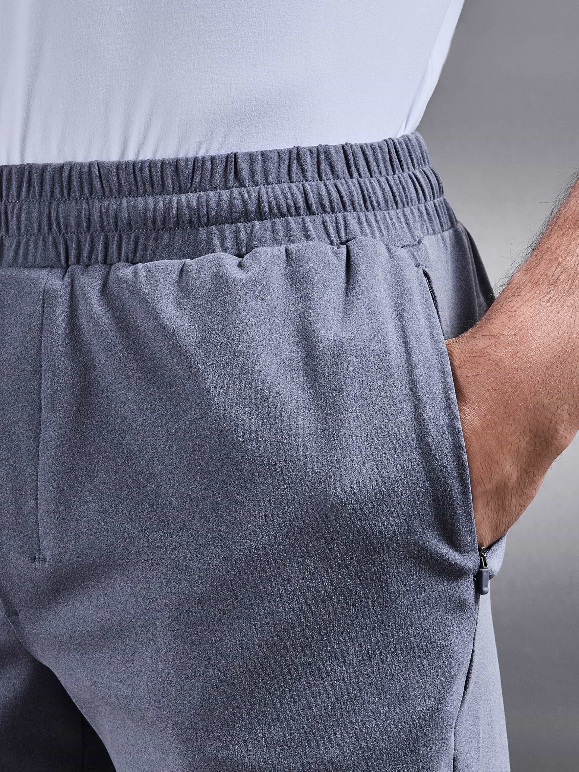 Active Jersey Short in Navy Marl