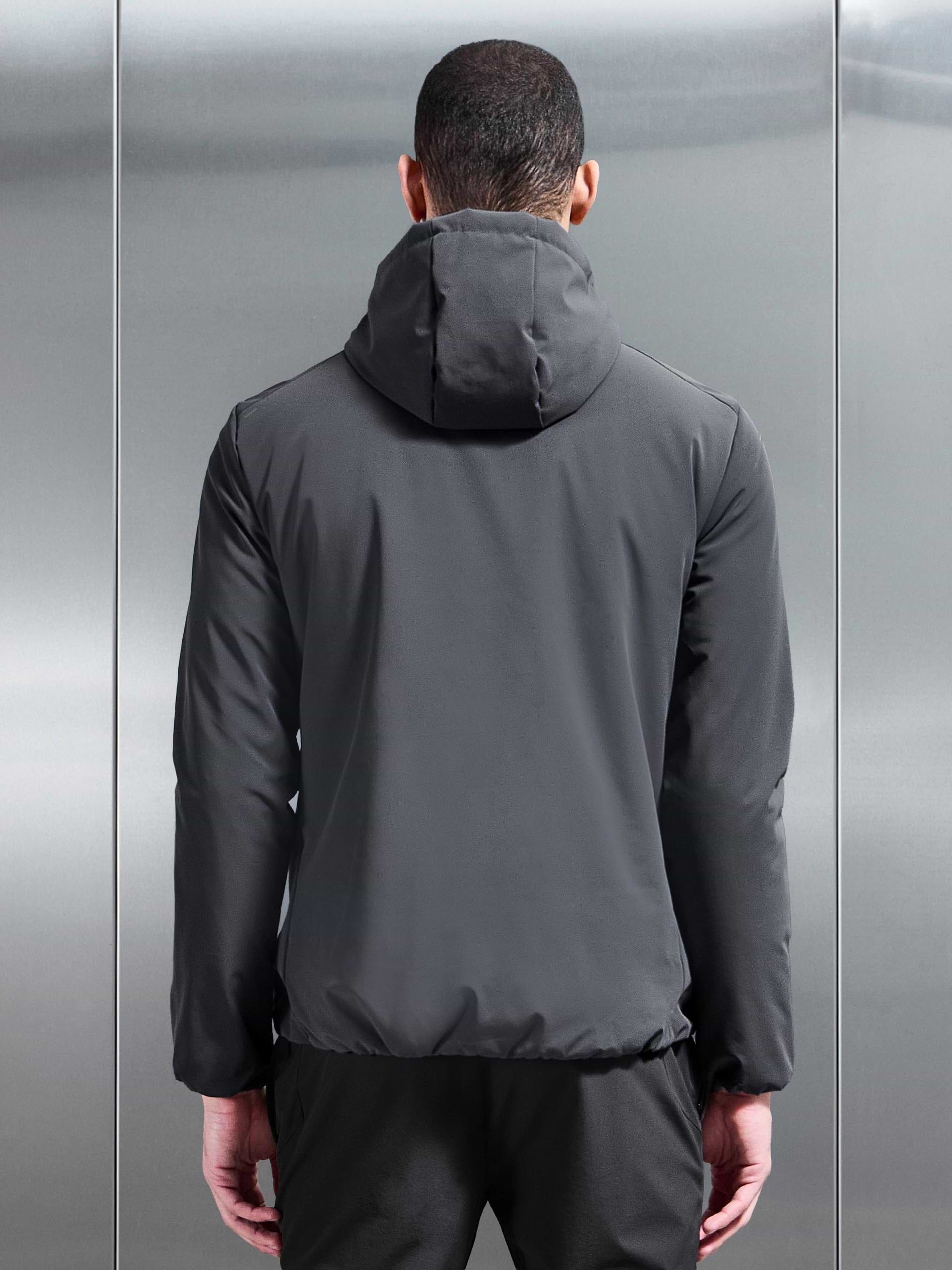 Active Quilted Windbreaker in Grey