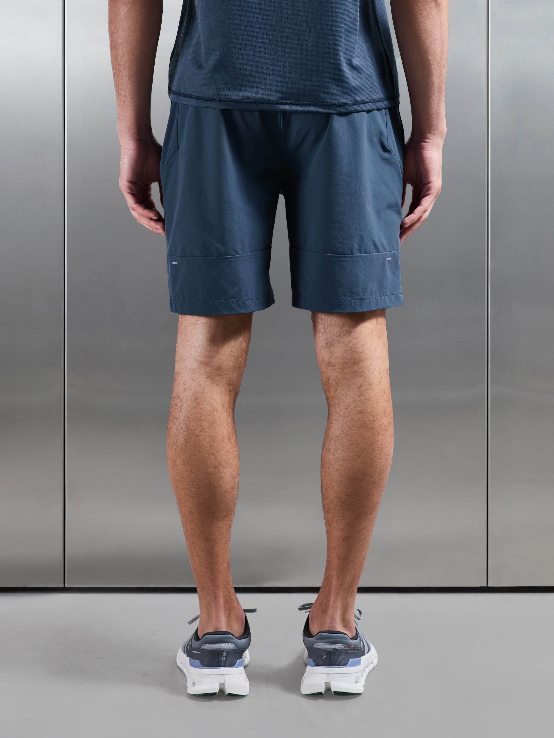 Active Short in Steel Blue