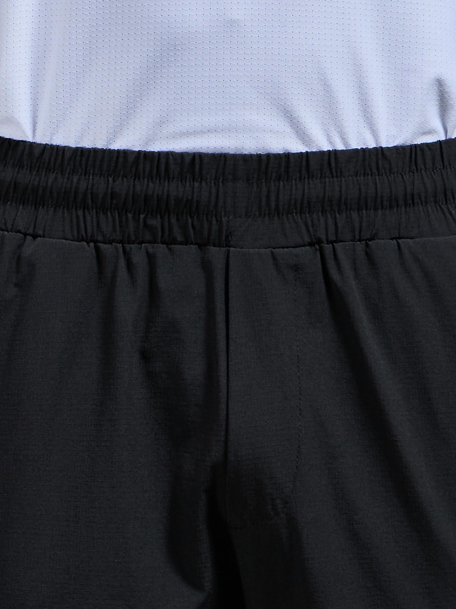 Active Technical Cuffed Trackpant in Black
