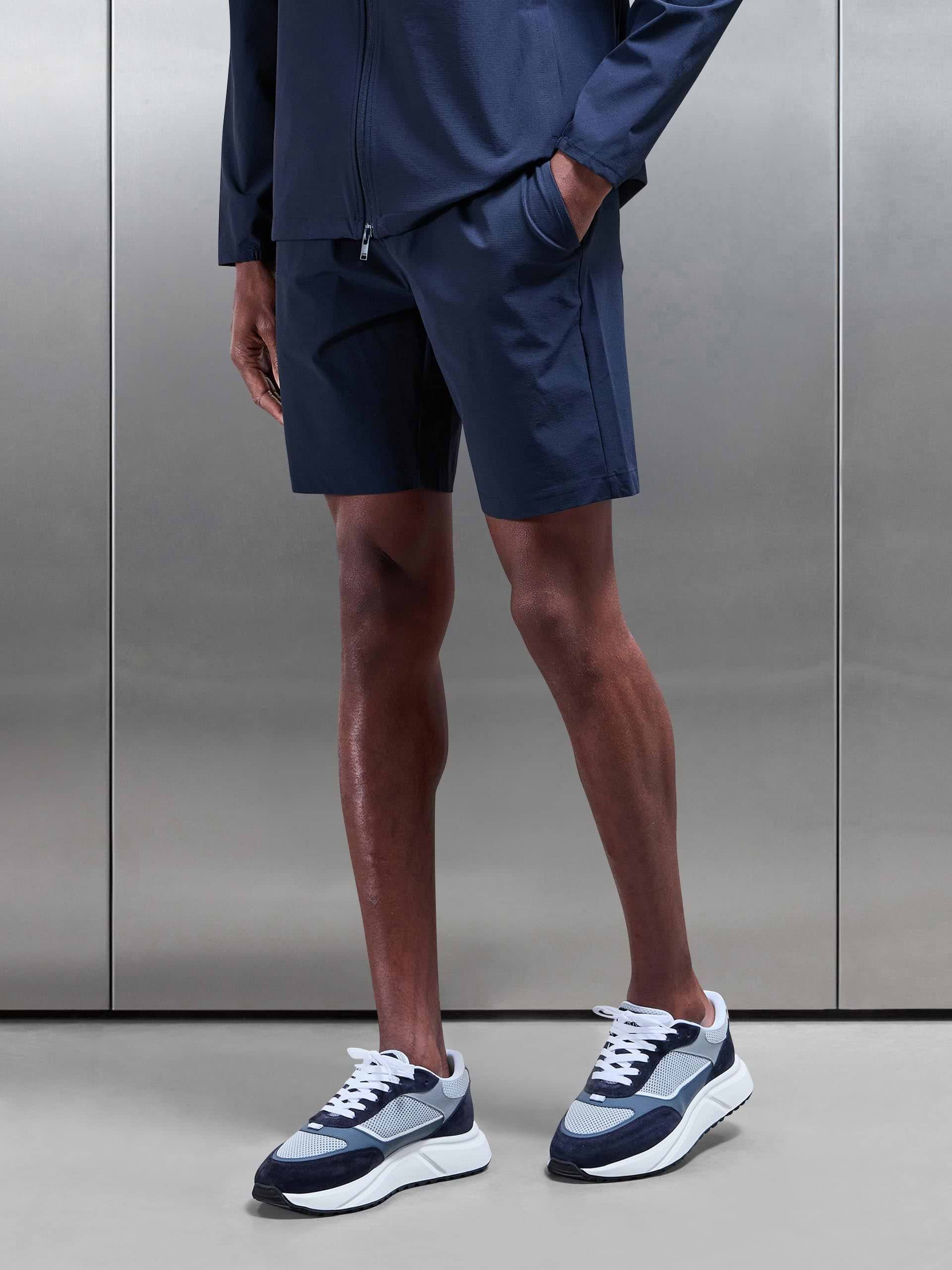 Active Tech Short in Navy