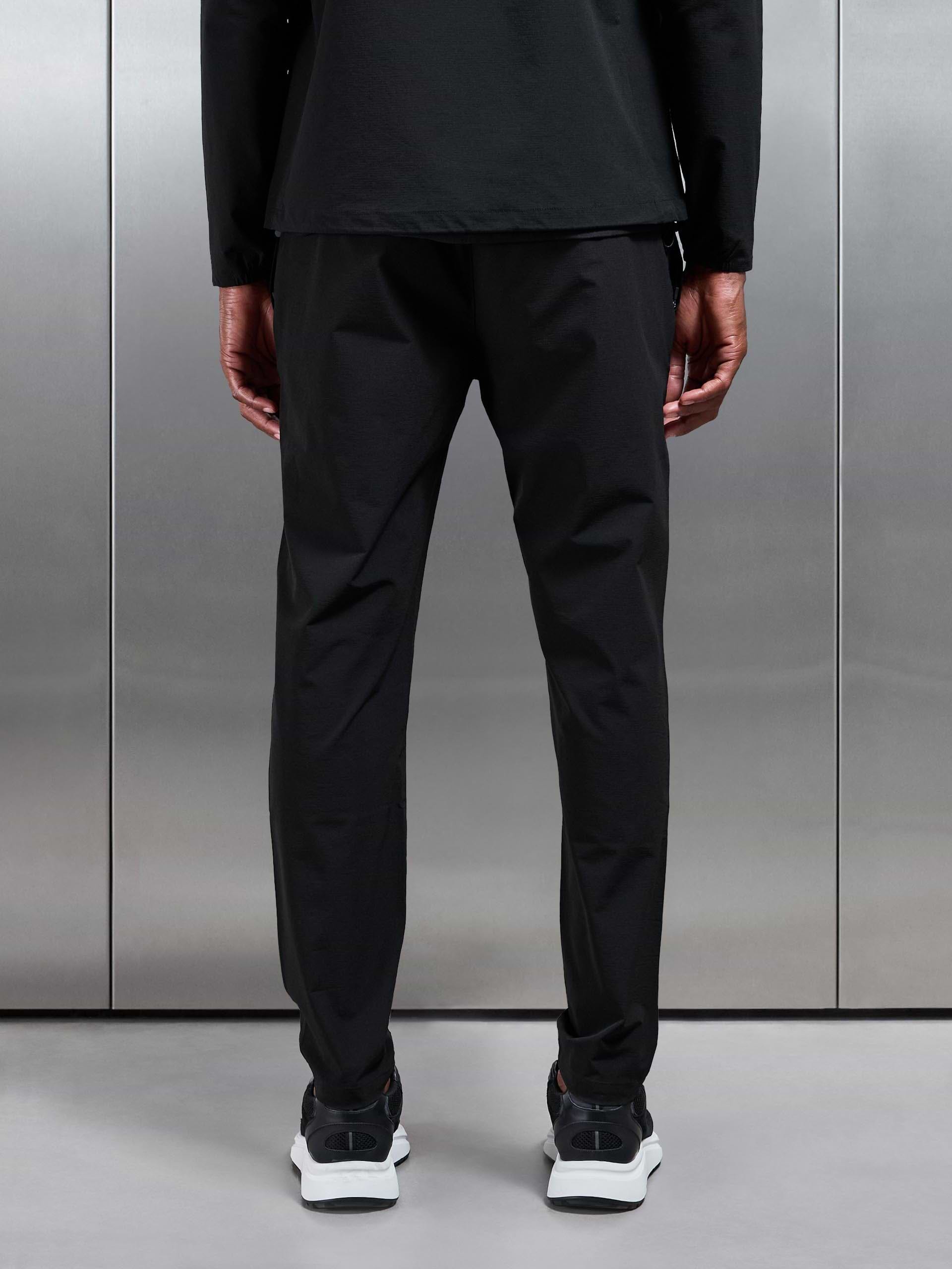 Active Technical Tapered Trackpant in Black