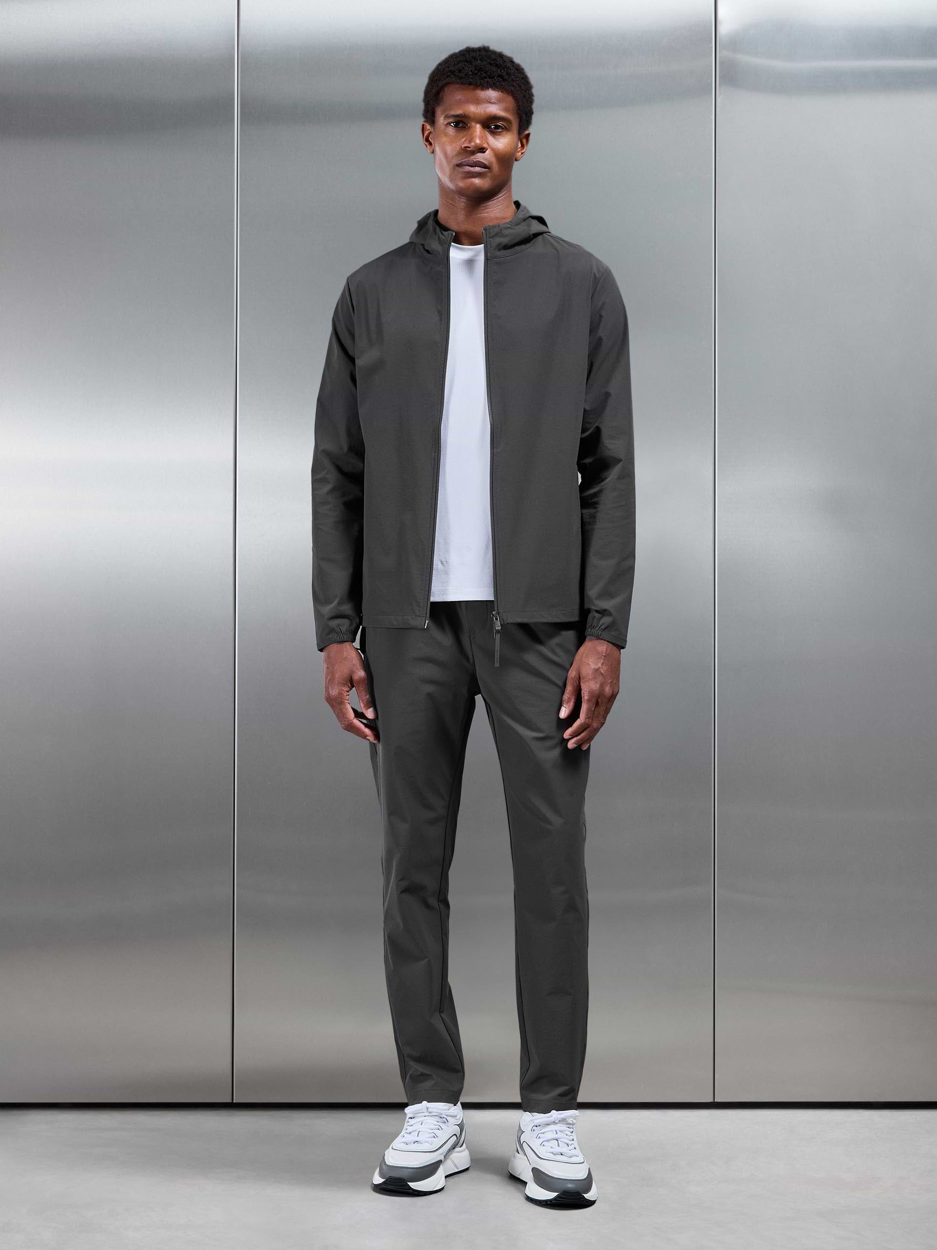 Active Technical Windbreaker in Grey