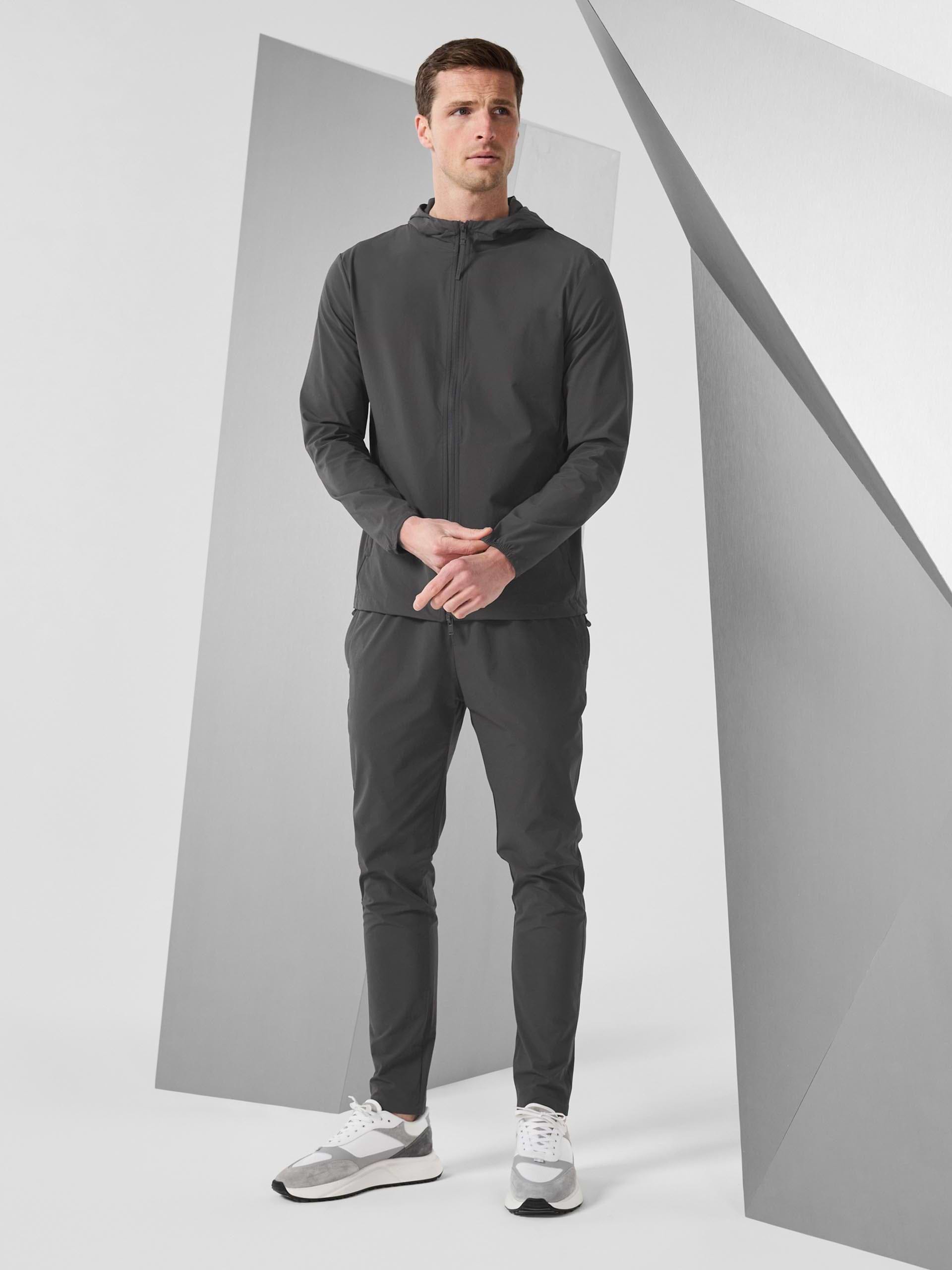 Active Technical Tapered Trackpant in Grey