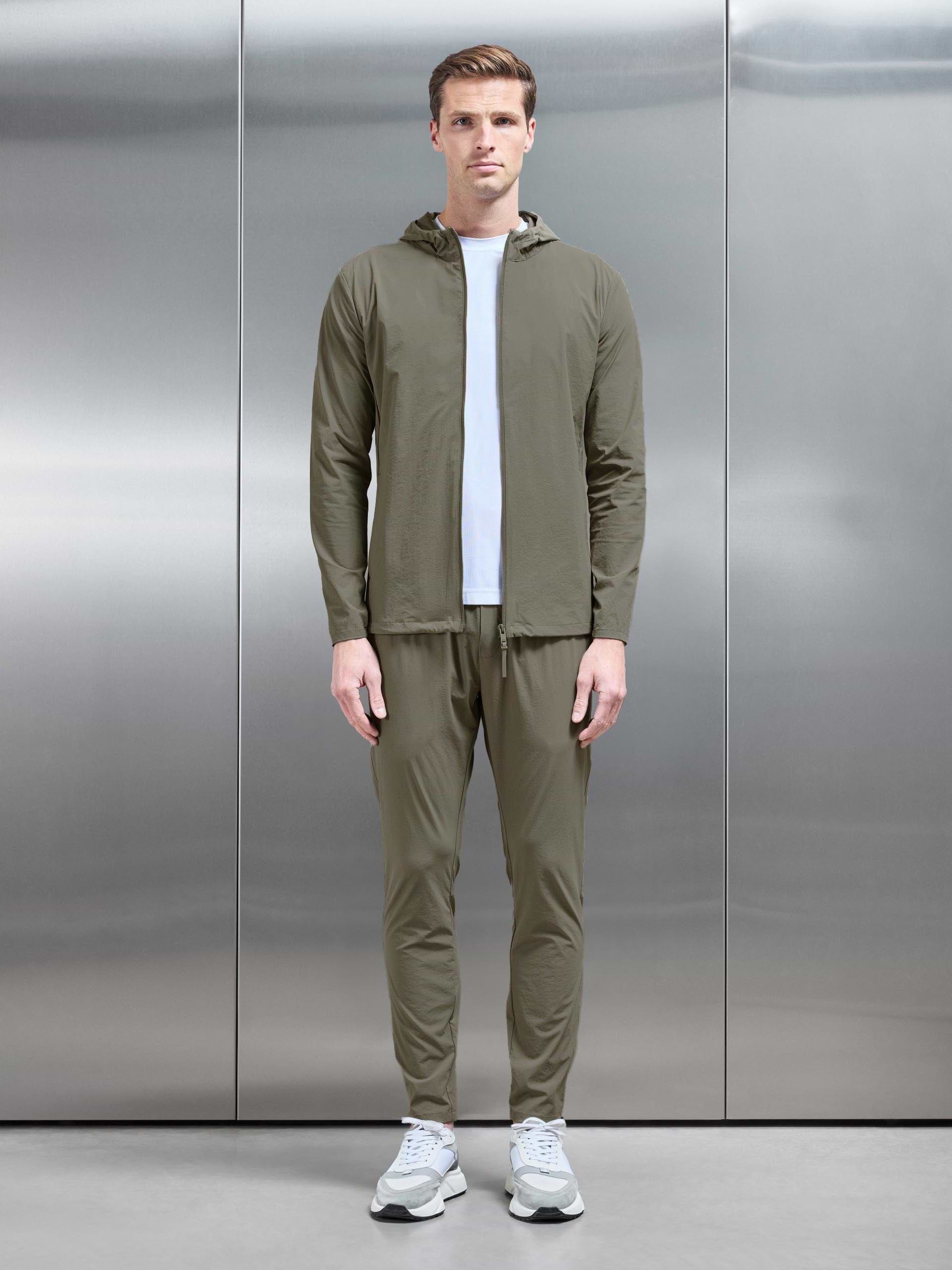 Active Technical Tapered Trackpant in Olive
