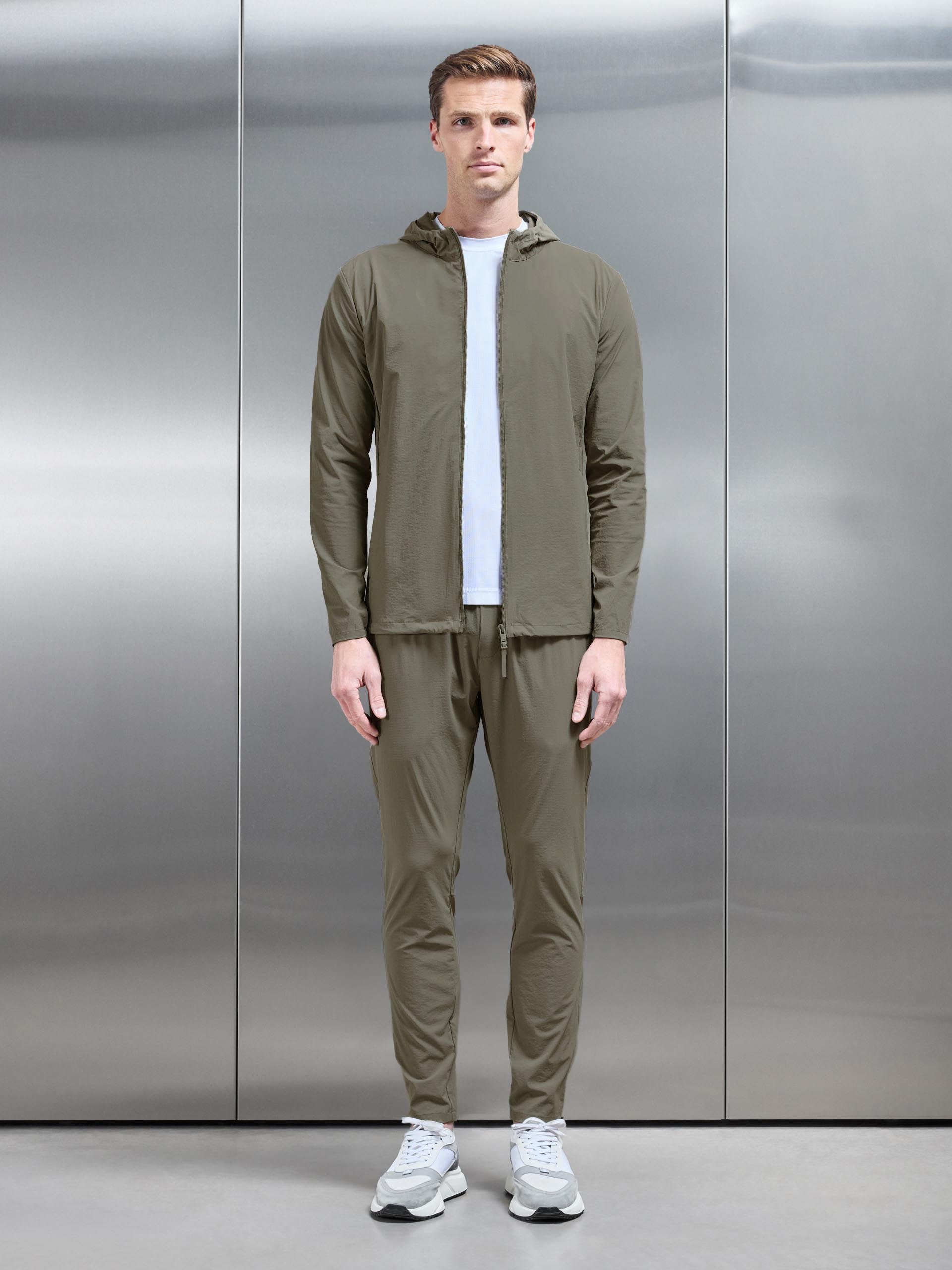 Active Technical Tapered Trackpant in Olive