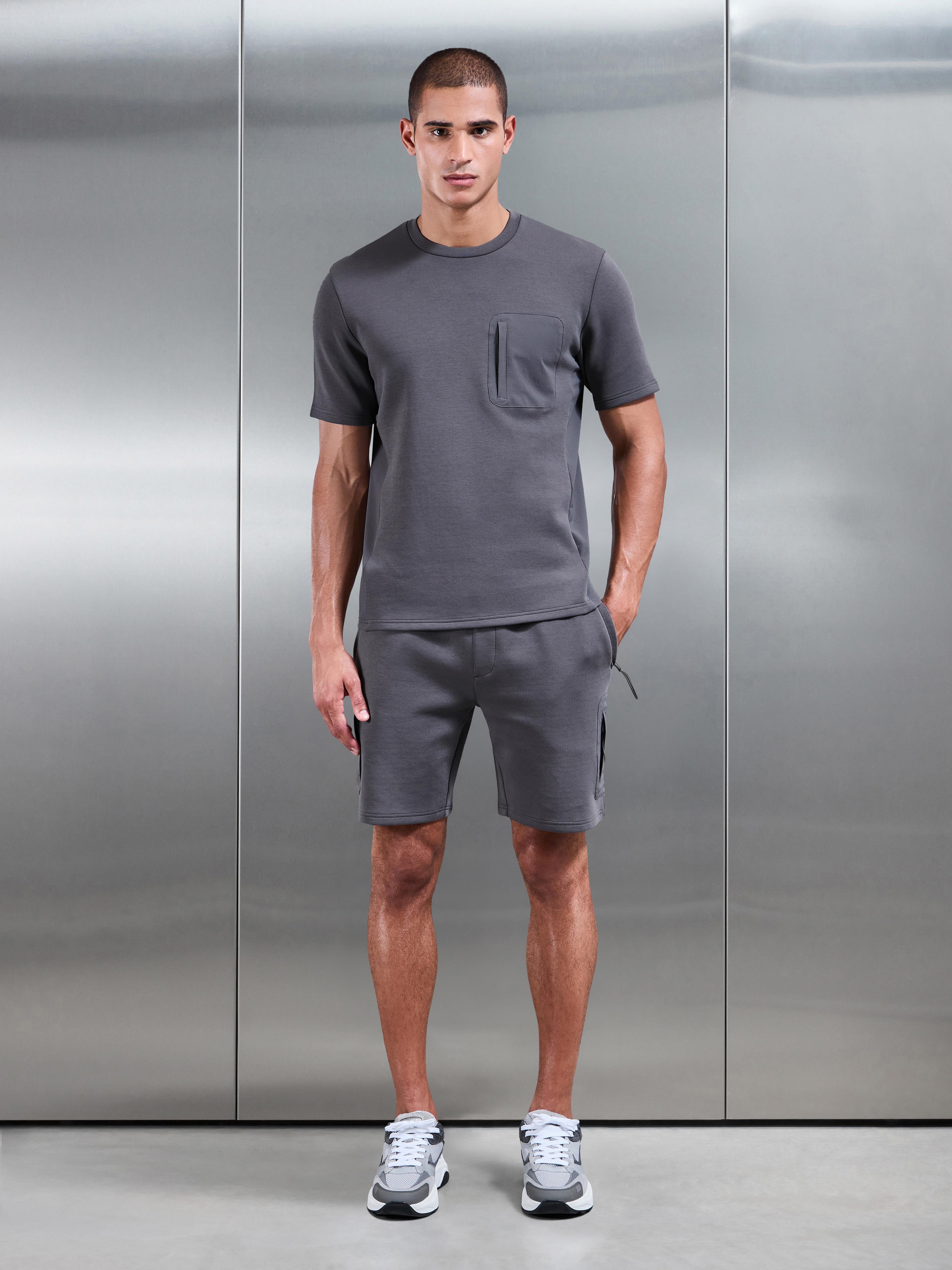 AirTech Hybrid Cargo Short in Grey