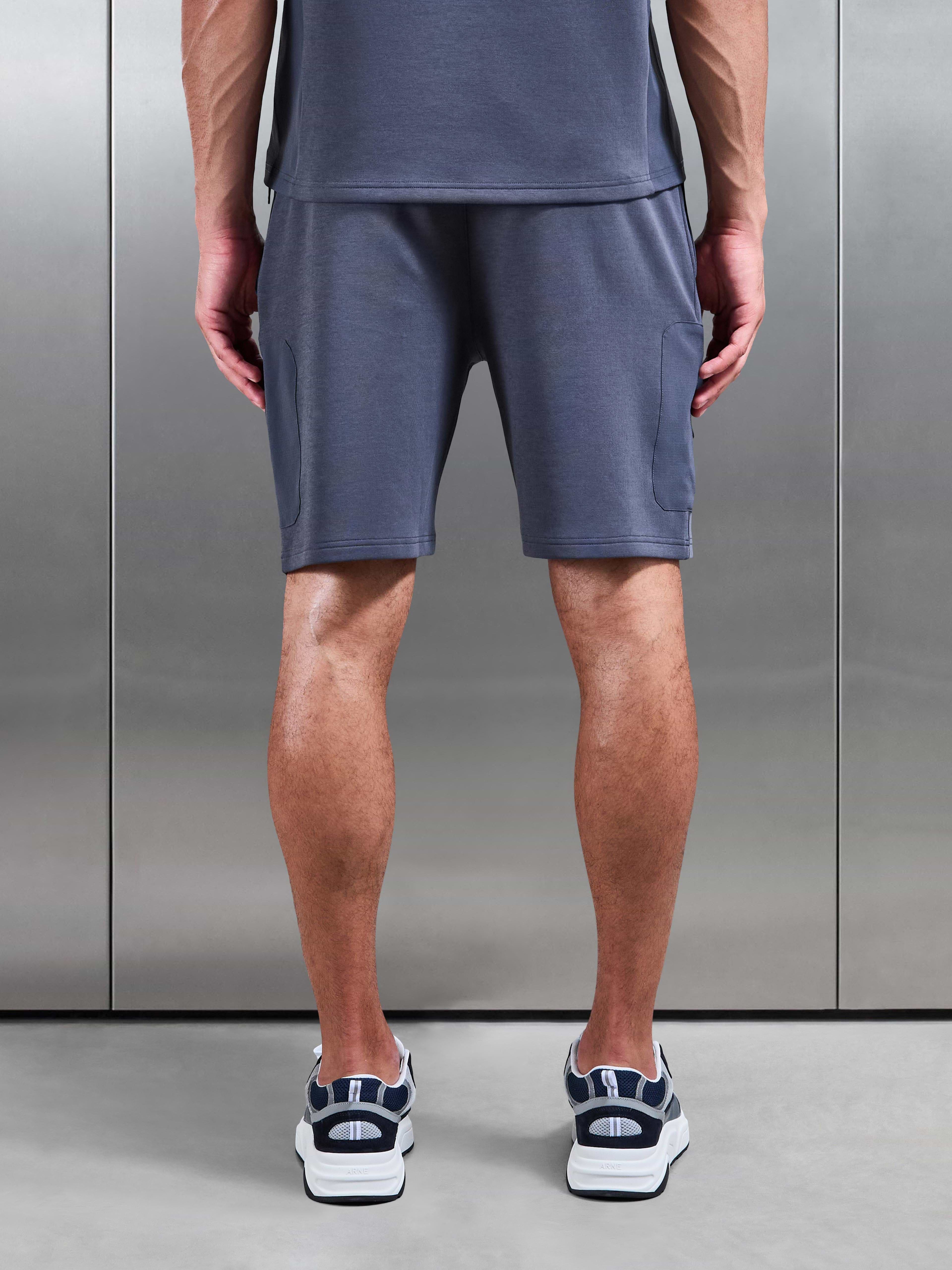 AirTech Hybrid Cargo Short in Slate Blue