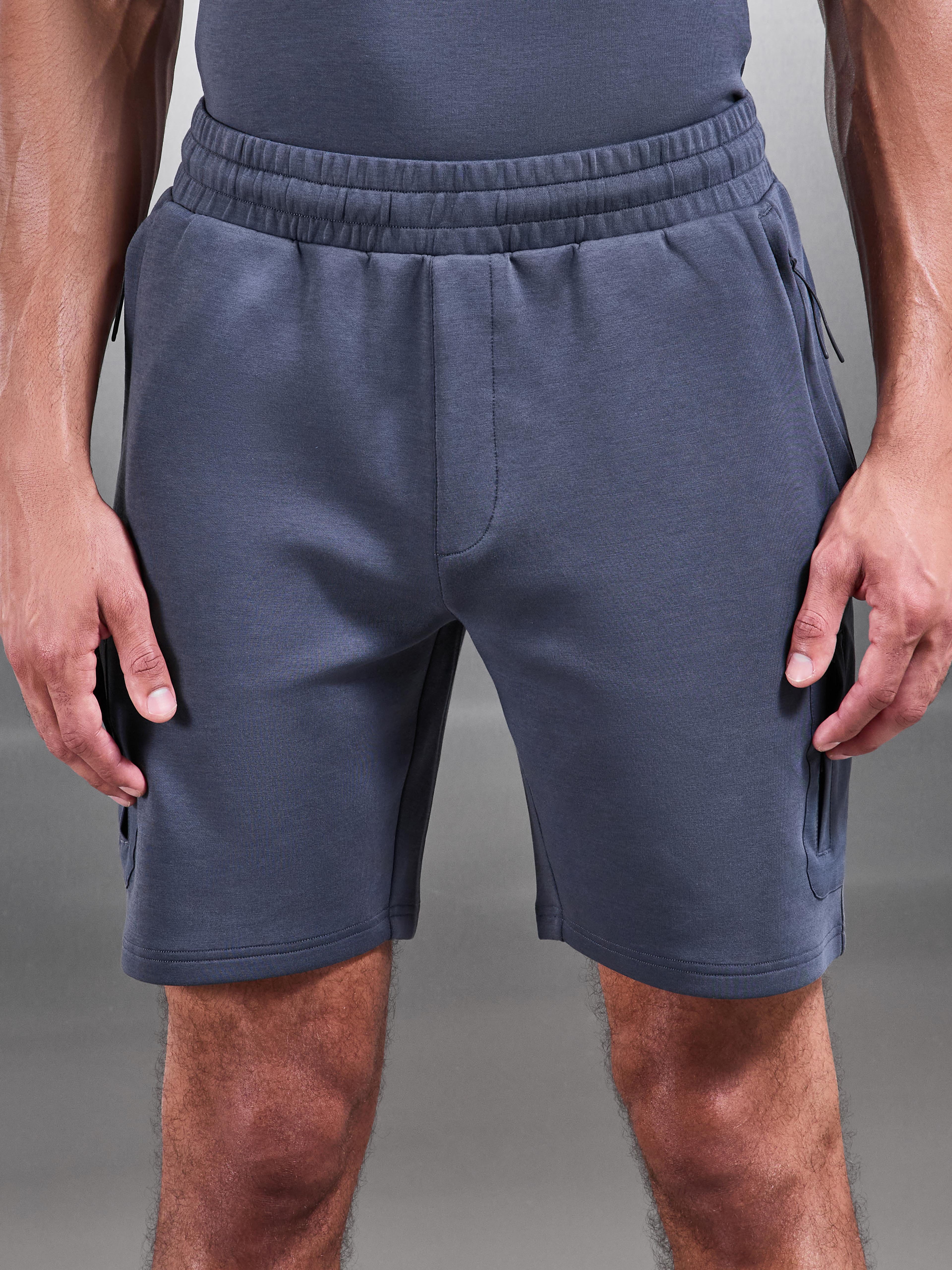AirTech Hybrid Cargo Short in Slate Blue