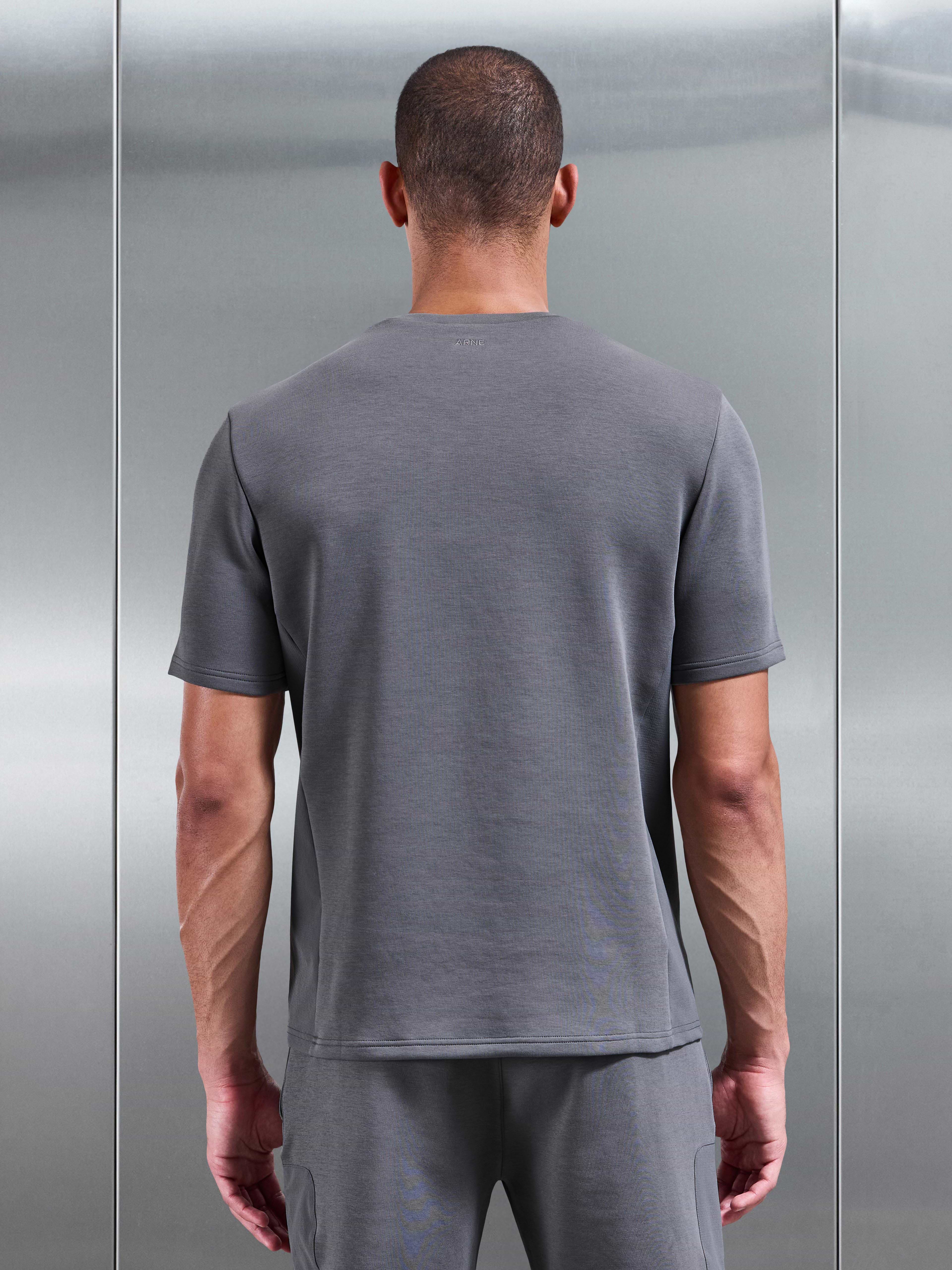 AirTech Hybrid Pocket T-Shirt in Grey