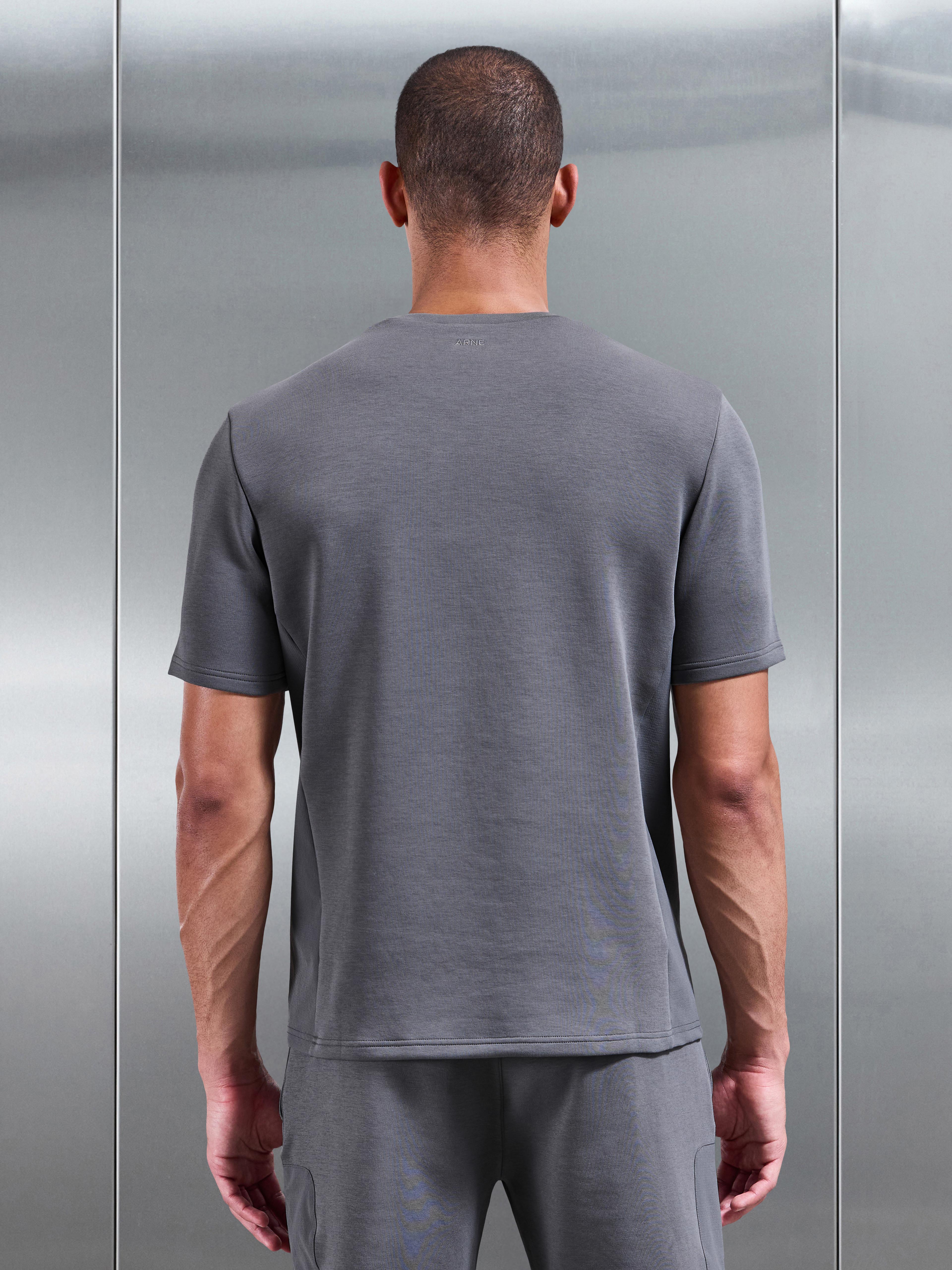 AirTech Hybrid Pocket T-Shirt in Grey