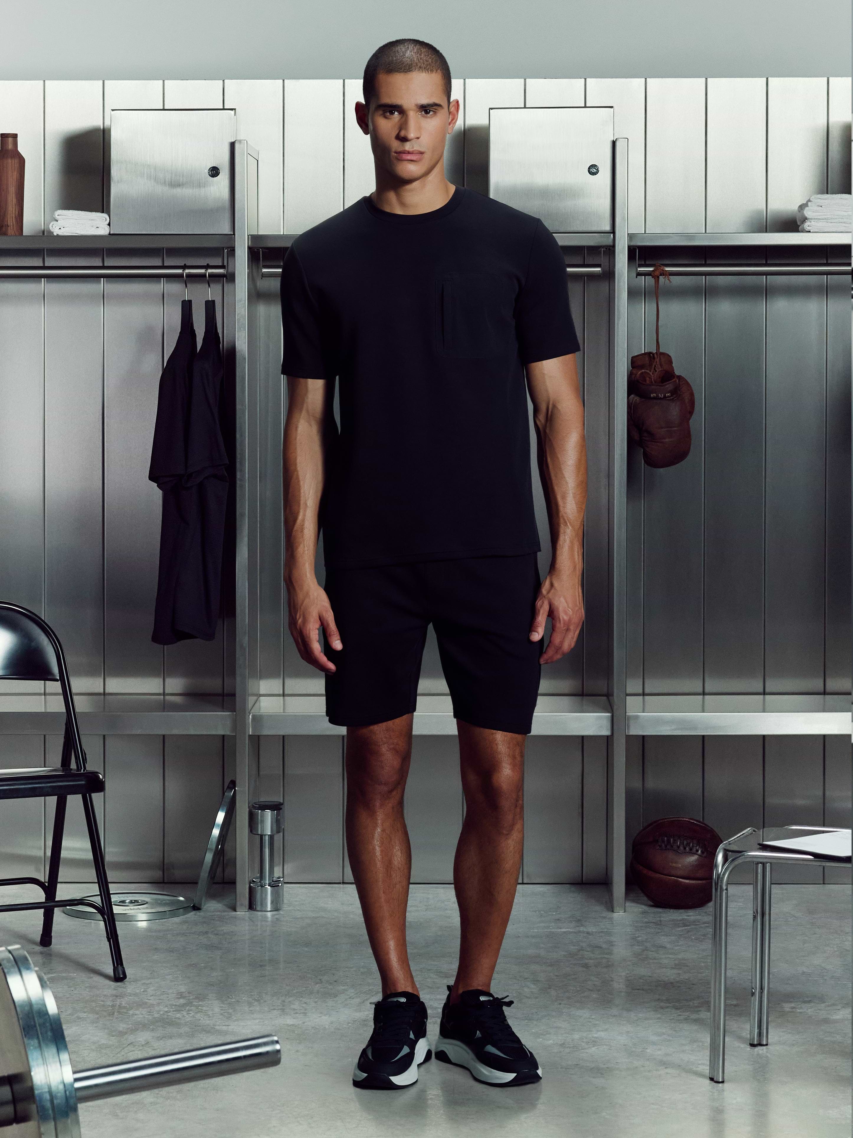 AirTech Hybrid Cargo Short in Black