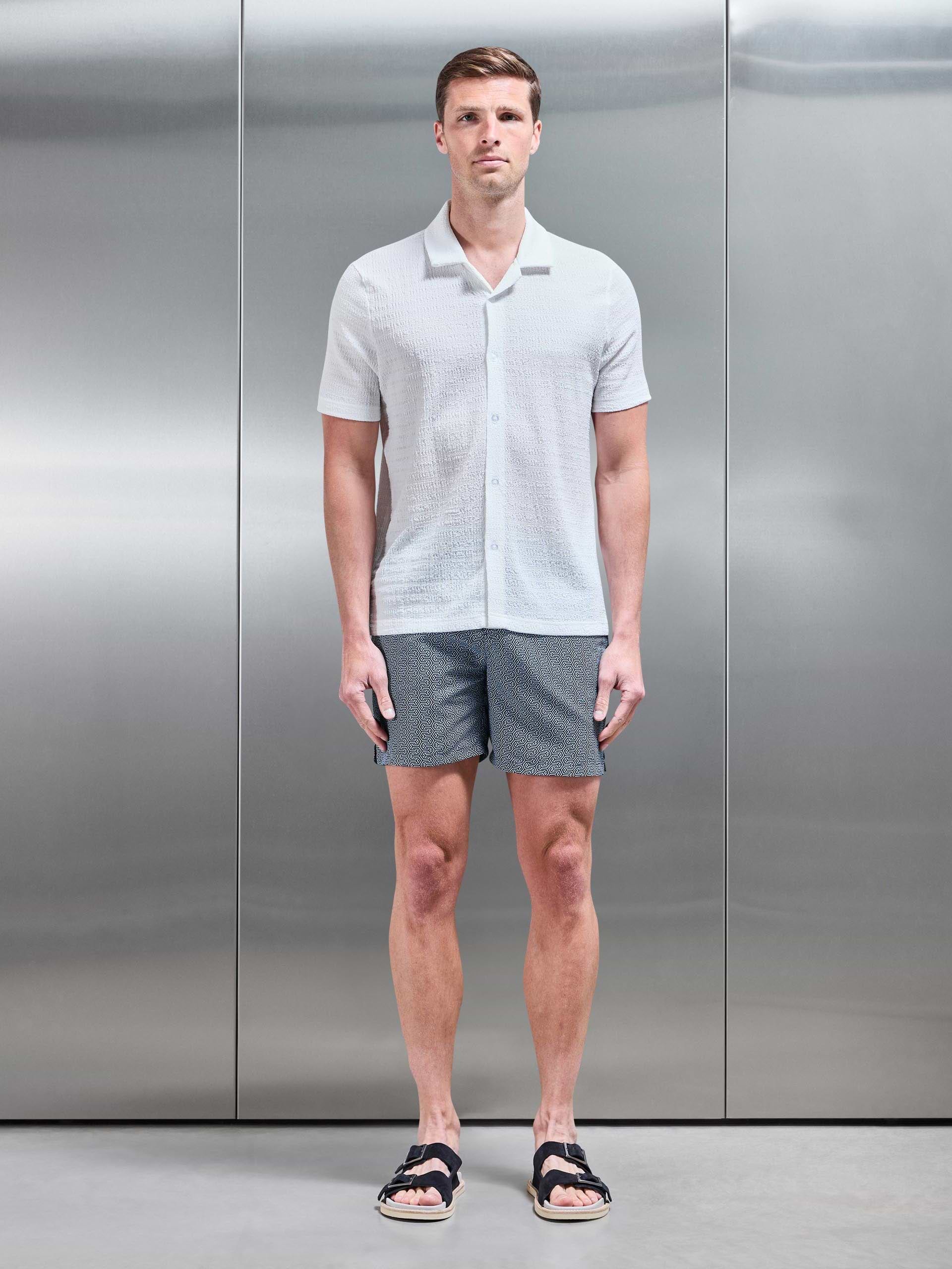 Amalfi Tailored Swim Short in Navy