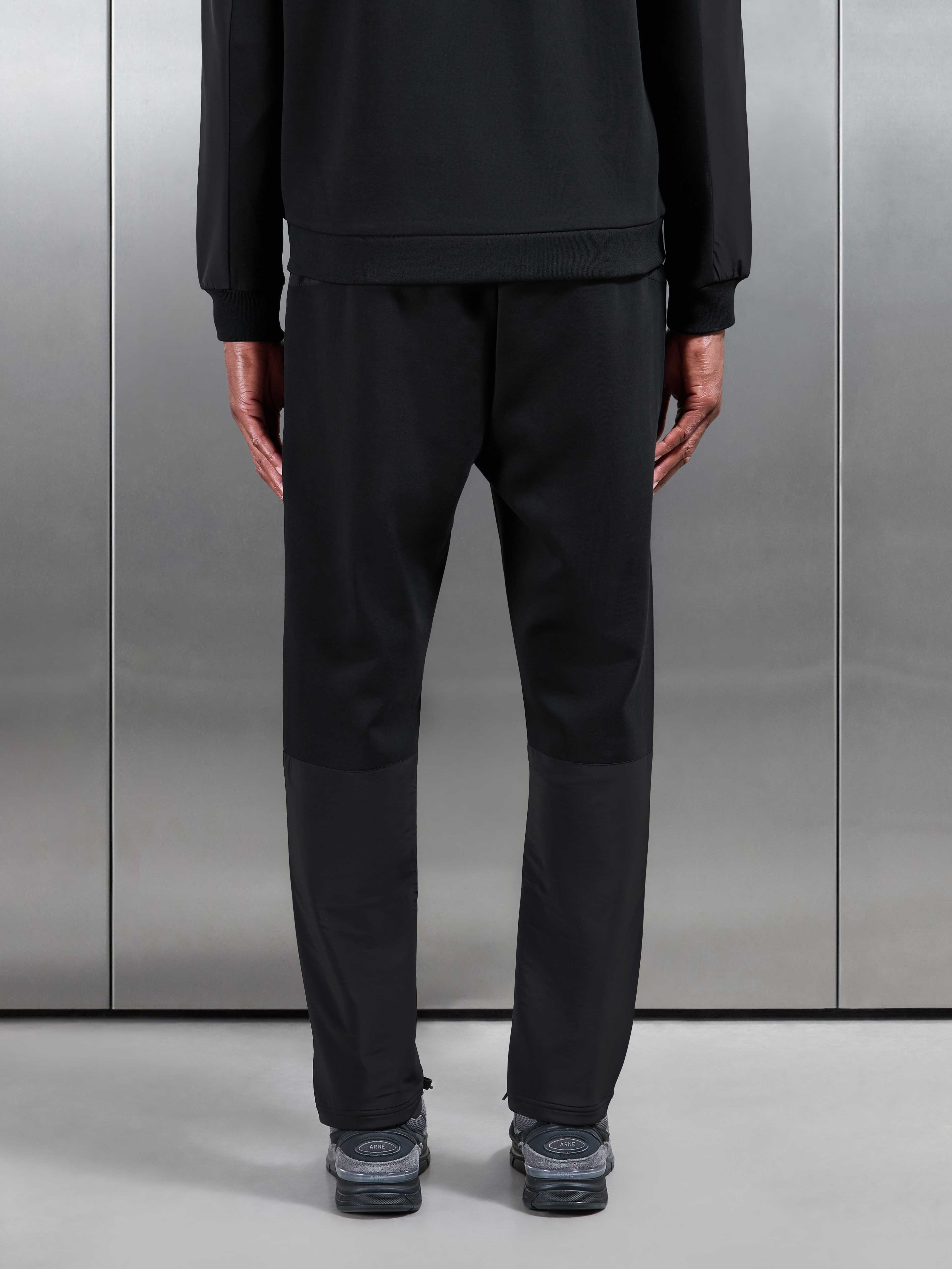 Apex Jersey Hybrid Jogger in Black