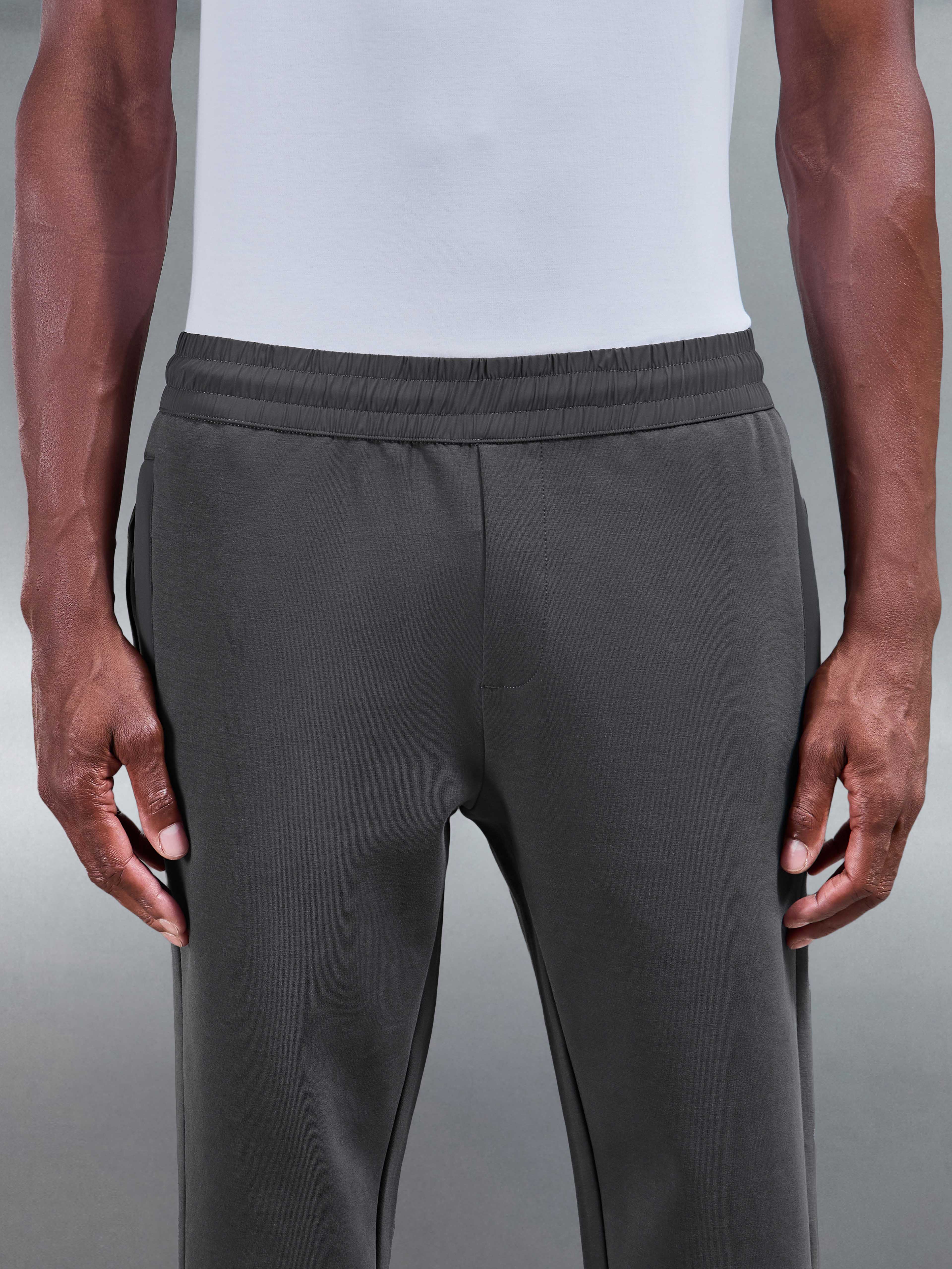Apex Jersey Hybrid Jogger in Grey