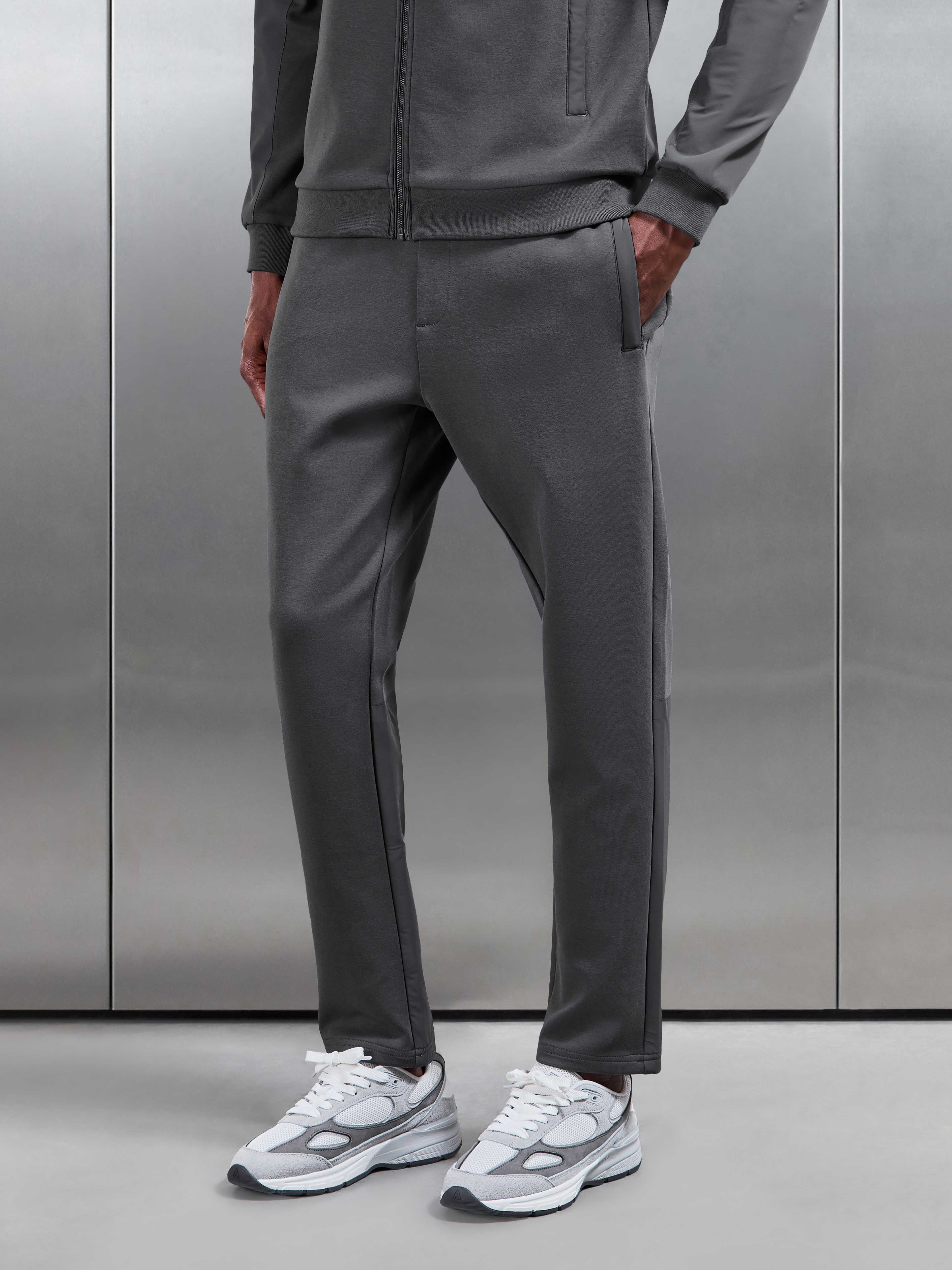 Apex Jersey Hybrid Jogger in Grey