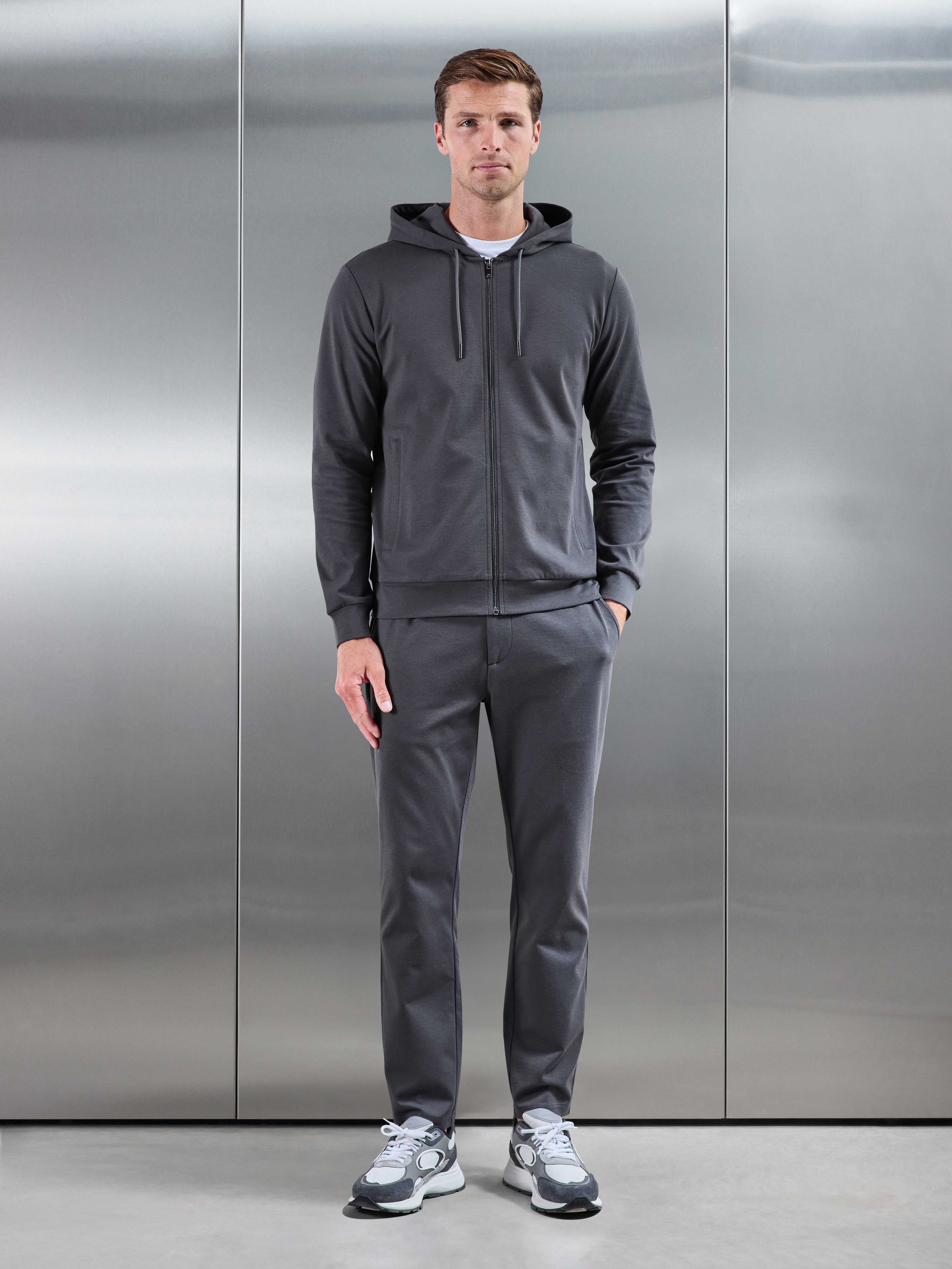 Athleisure Jacket in Dark Grey