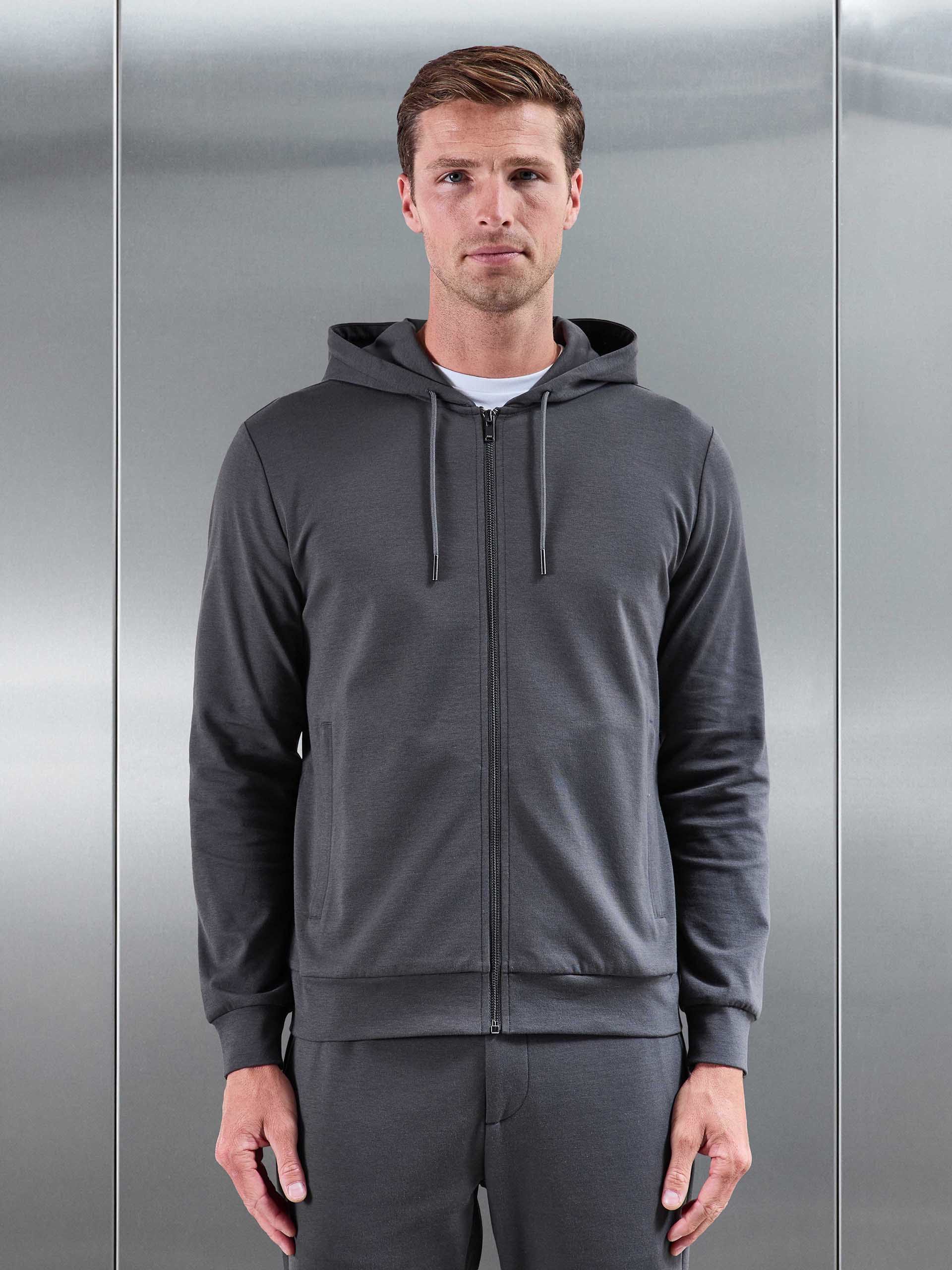 Athleisure Jacket in Dark Grey