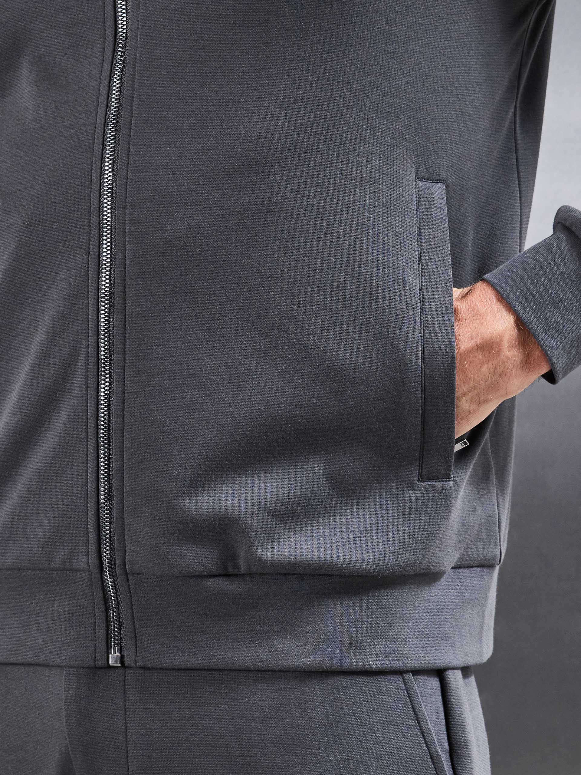 Athleisure Jacket in Dark Grey