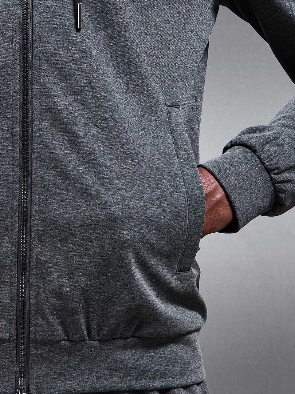 Athleisure Jacket in Dark Grey