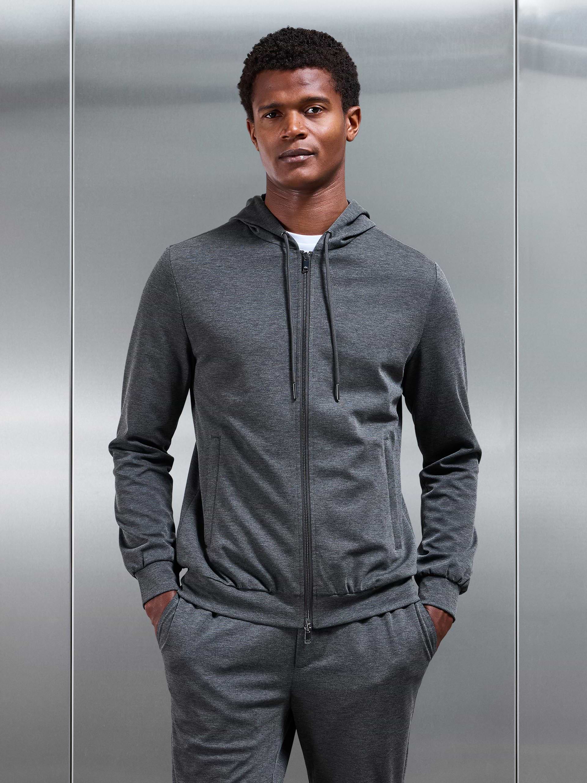 Athleisure Jacket in Dark Grey