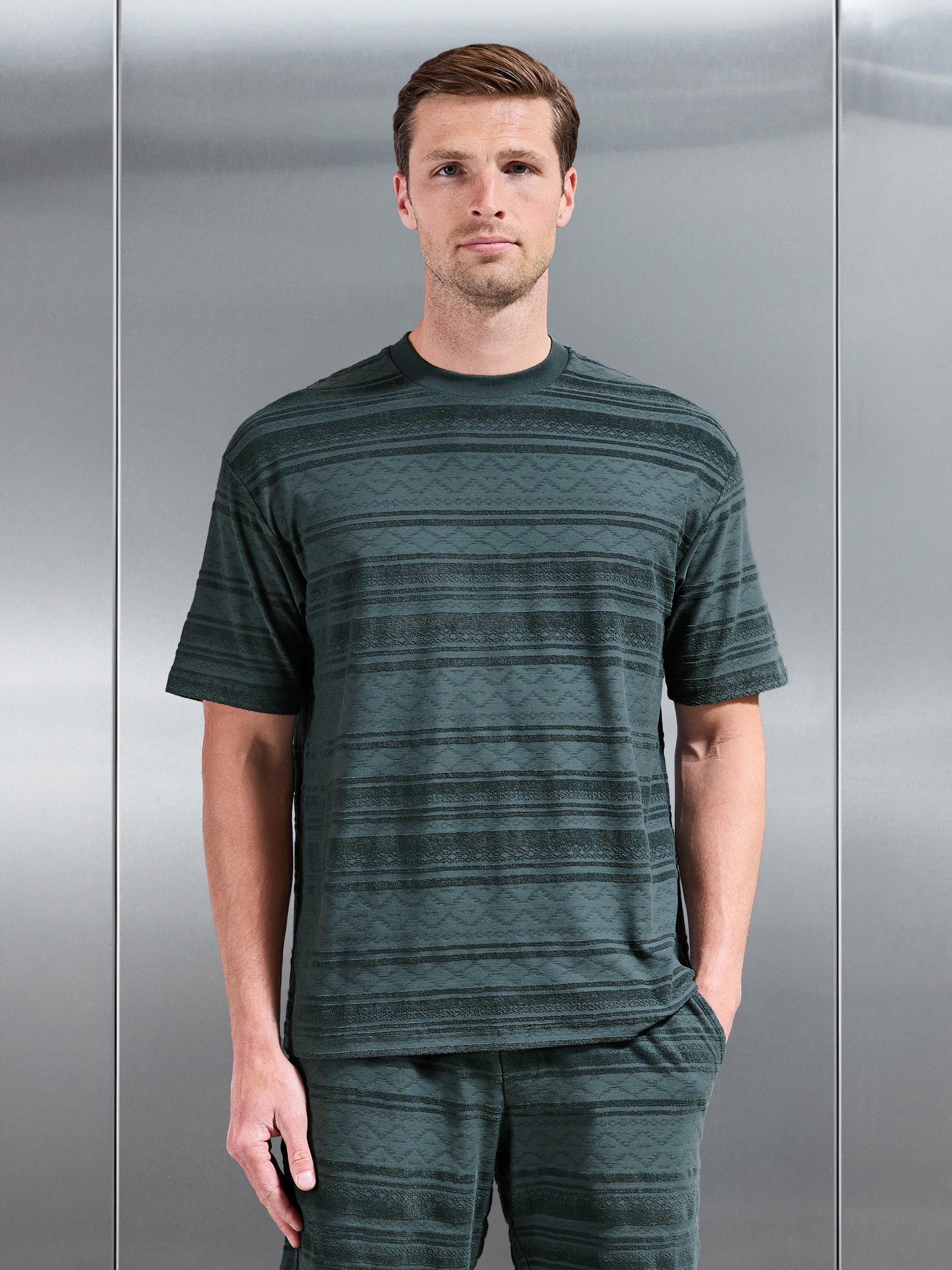 Aztec 2.0 Relaxed Fit T-Shirt in Rich Green