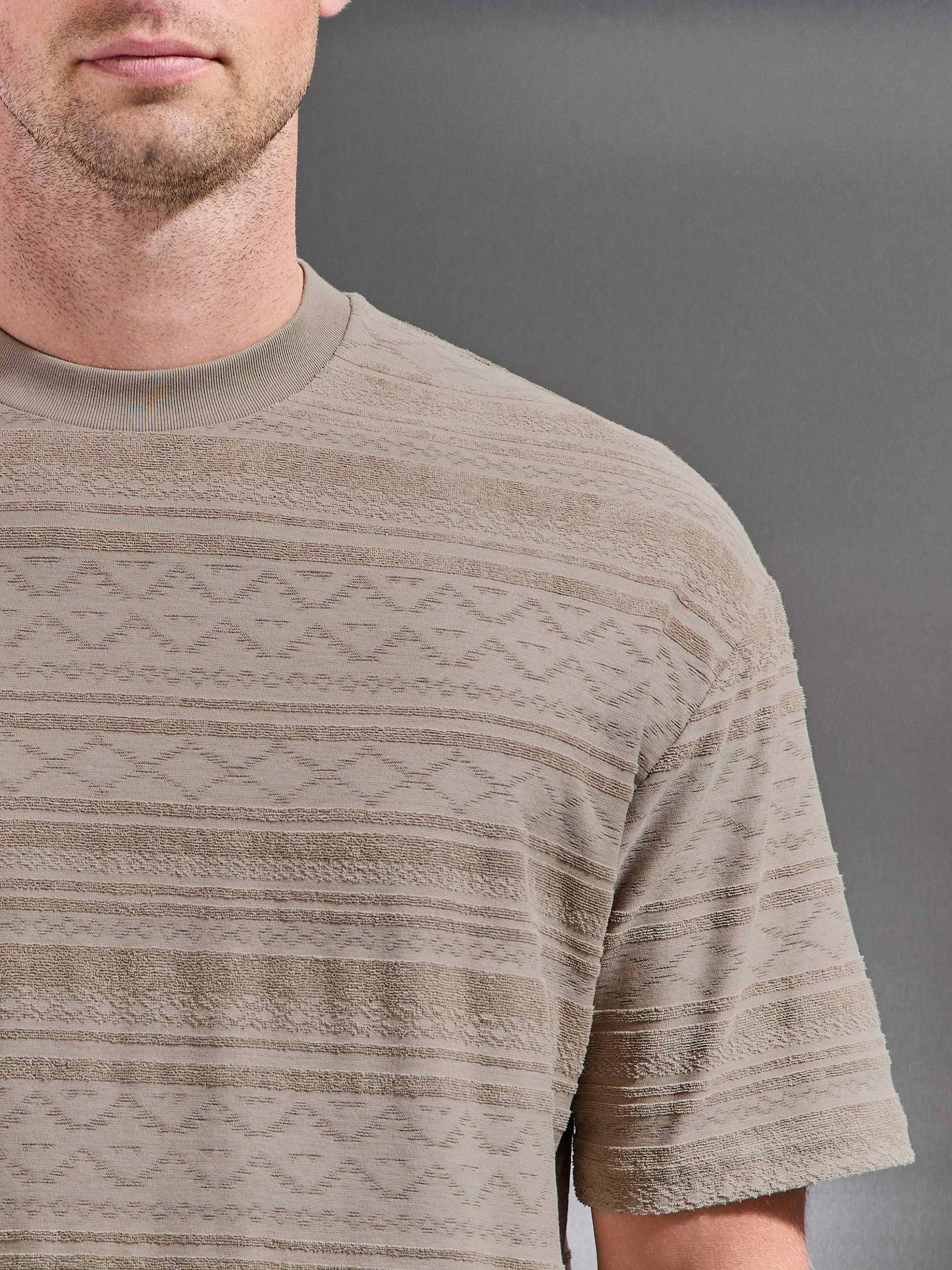 Aztec 2.0 Relaxed Fit T-Shirt in Stone