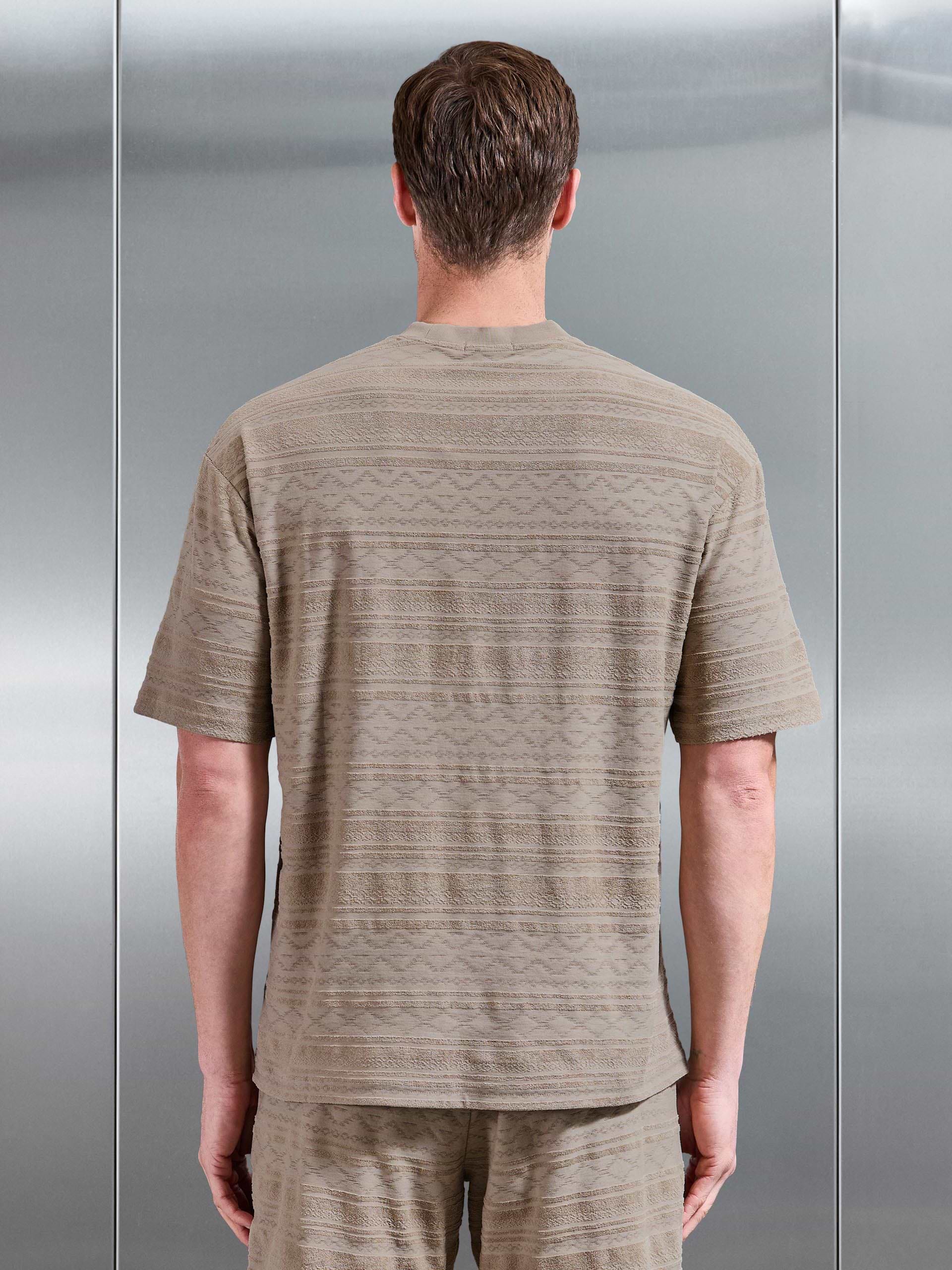 Aztec 2.0 Relaxed Fit T-Shirt in Stone