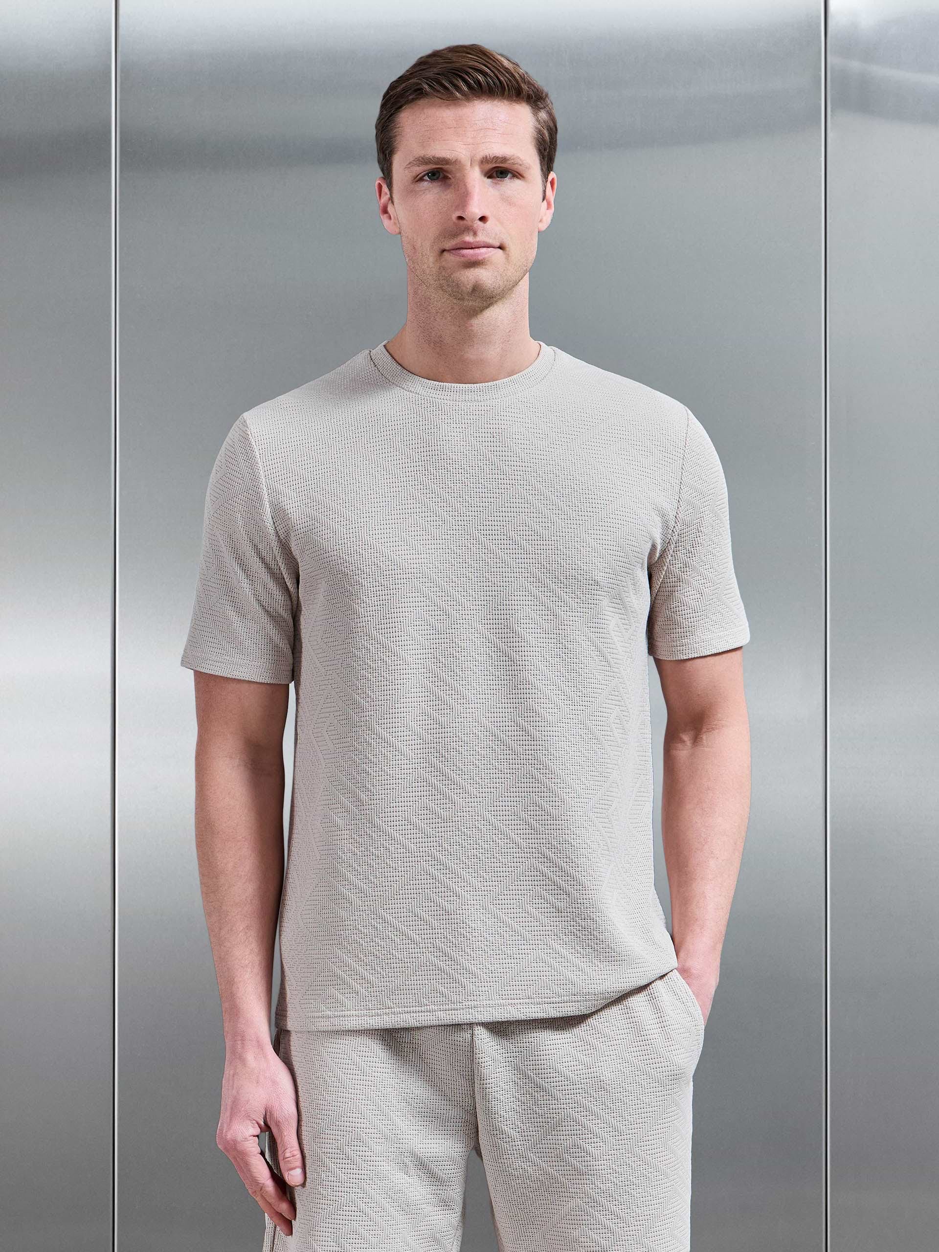 Aztec T-Shirt in Stone