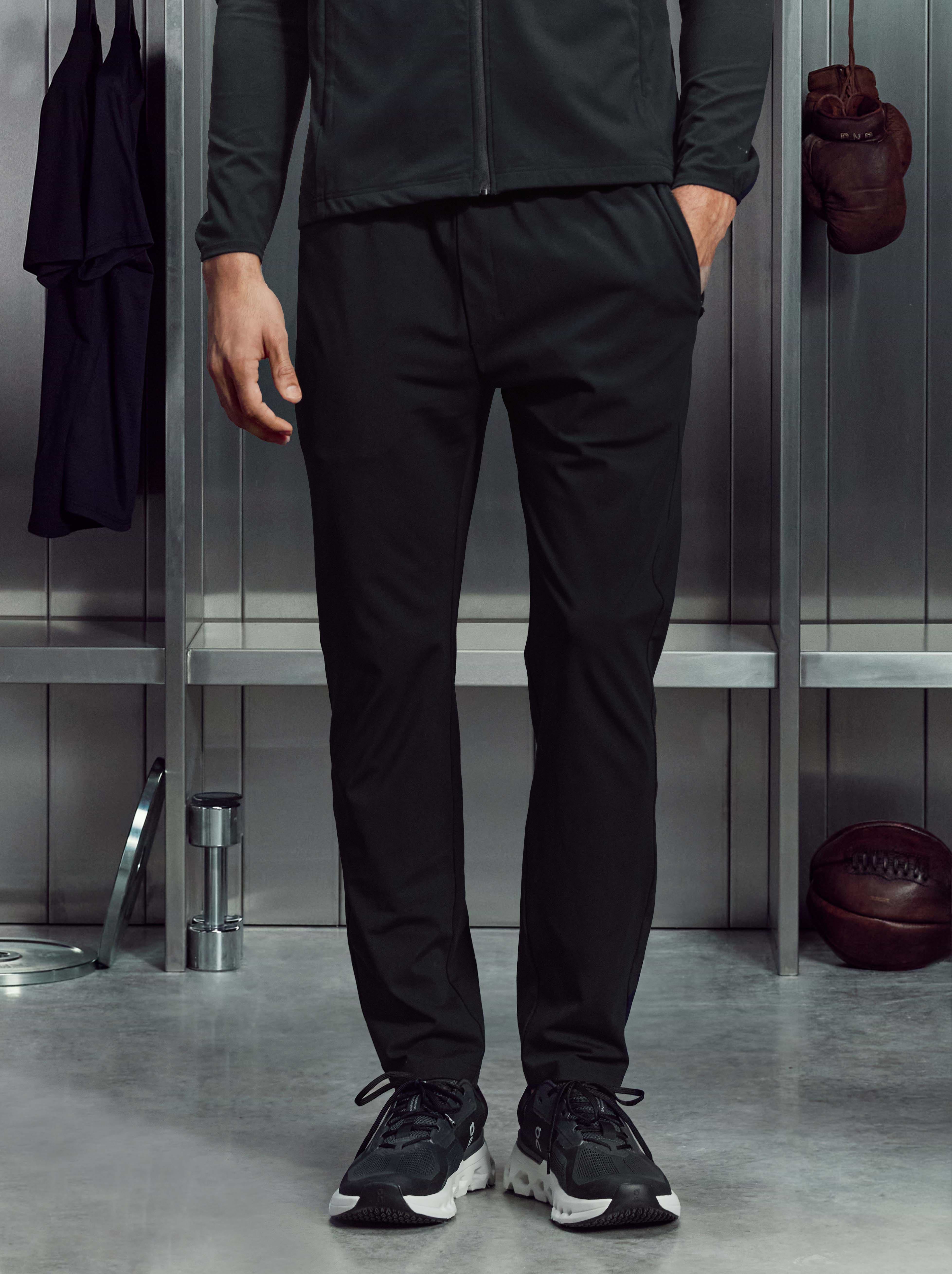 Active Jersey Jogger in Black